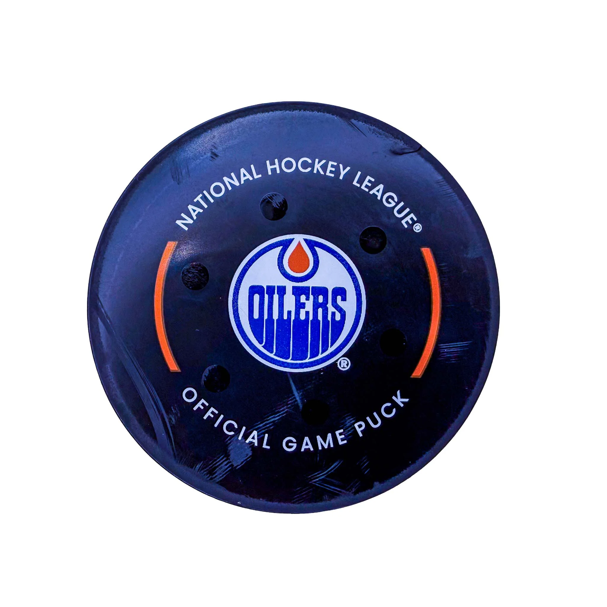 Alex Killorn Anaheim Ducks Goal Puck - Mar. 4/2025 vs Edmonton Oilers #25029