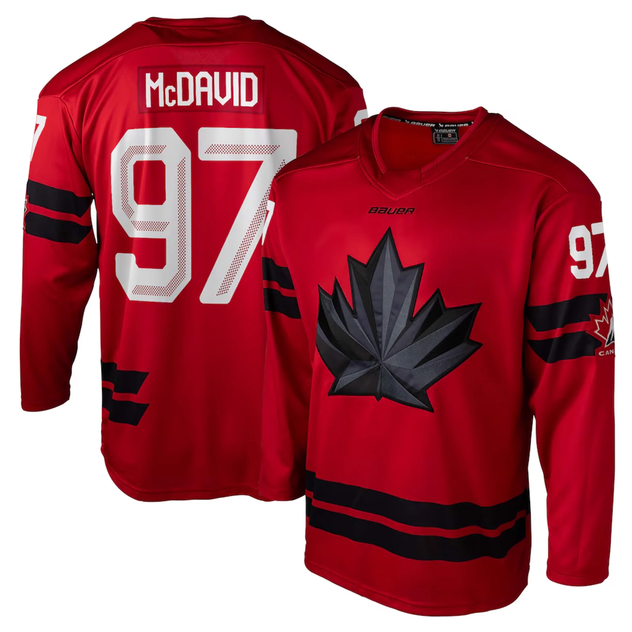 Connor McDavid Hockey Canada Bauer 2026 Red Replica Jersey - Image 3