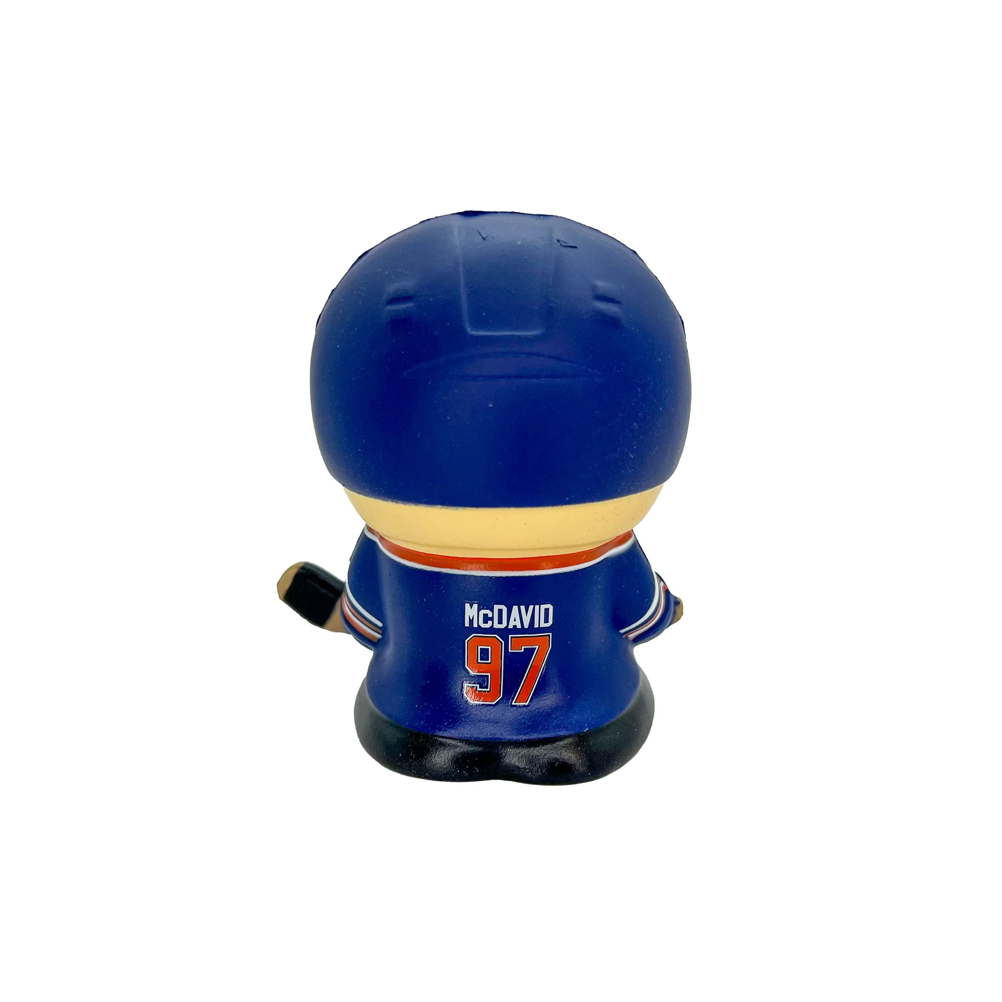 Connor McDavid Edmonton Oilers Royal Jersey SqueezyMates Toy - Image 2