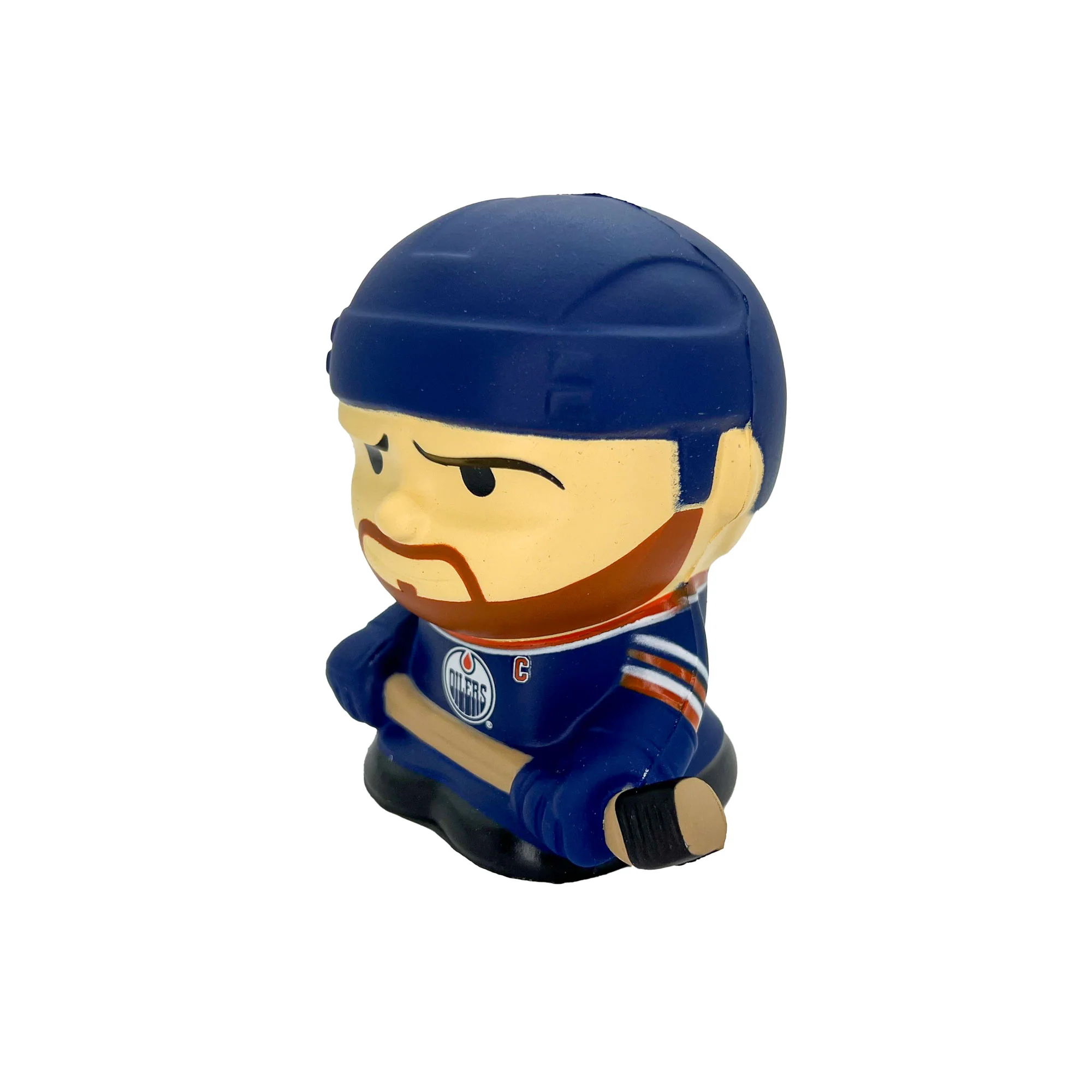 Connor McDavid Edmonton Oilers Royal Jersey SqueezyMates Toy - Image 3
