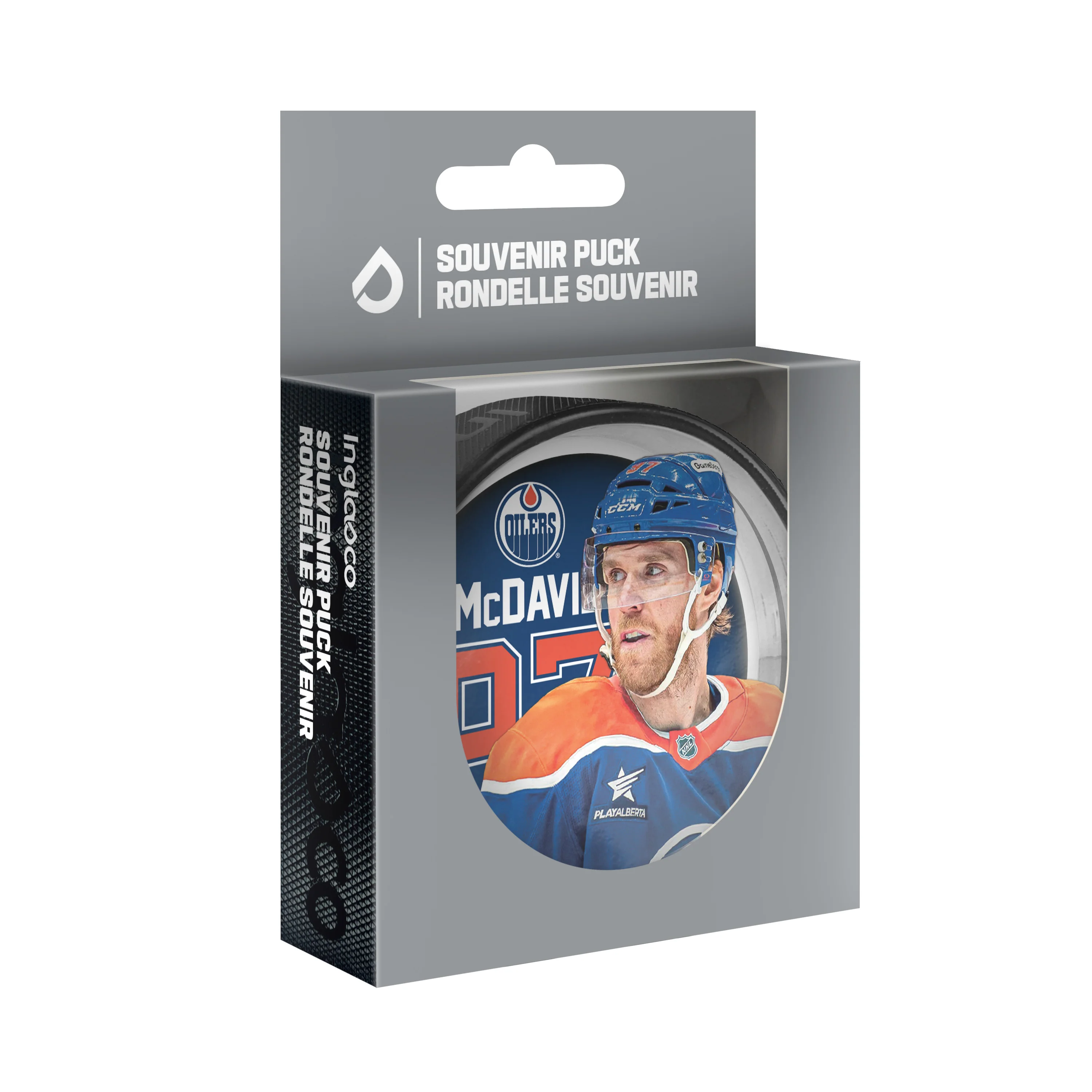 Connor McDavid Edmonton Oilers Shadow Puck - Image 2