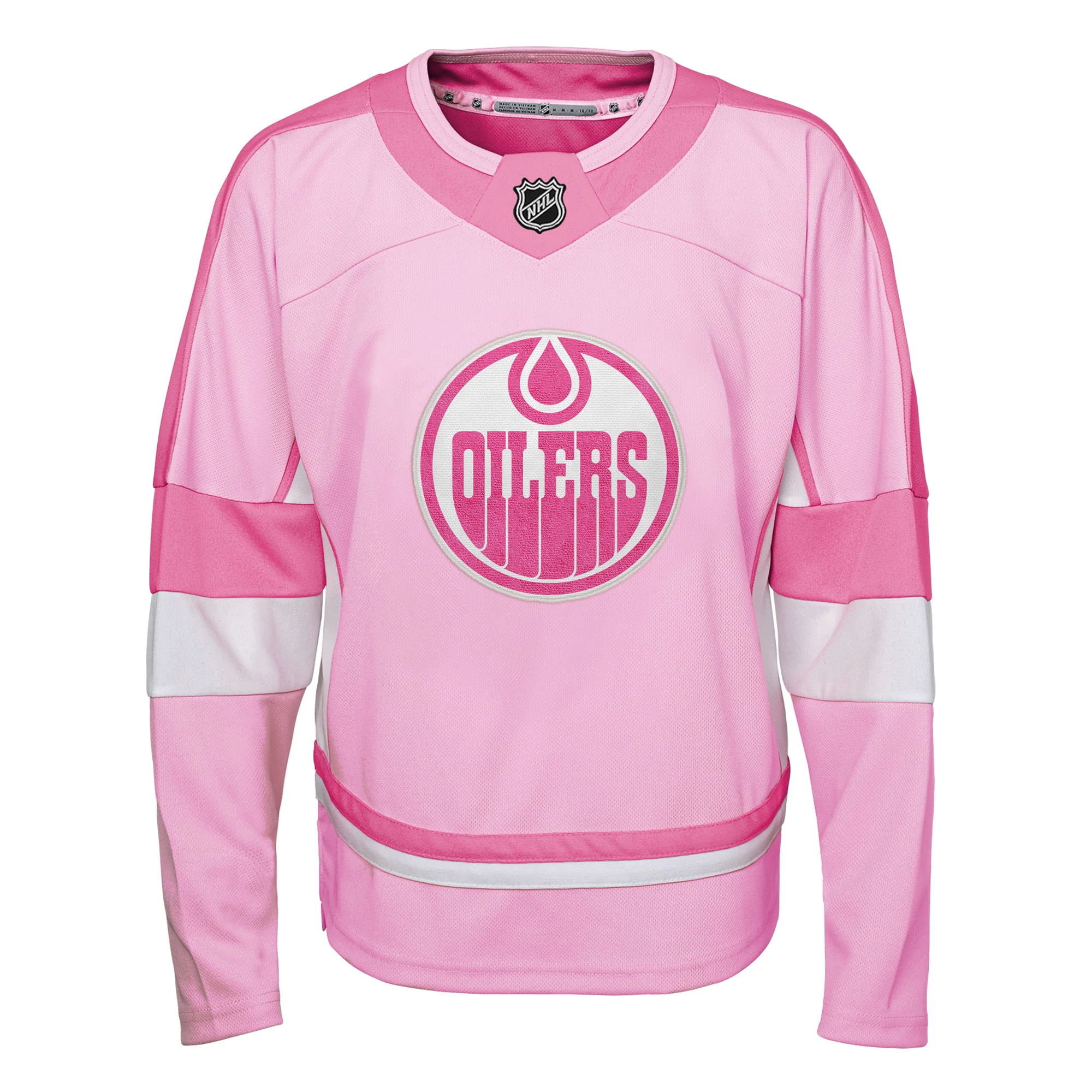 Connor McDavid Edmonton Oilers Youth Pink Fashion Jersey - Image 2