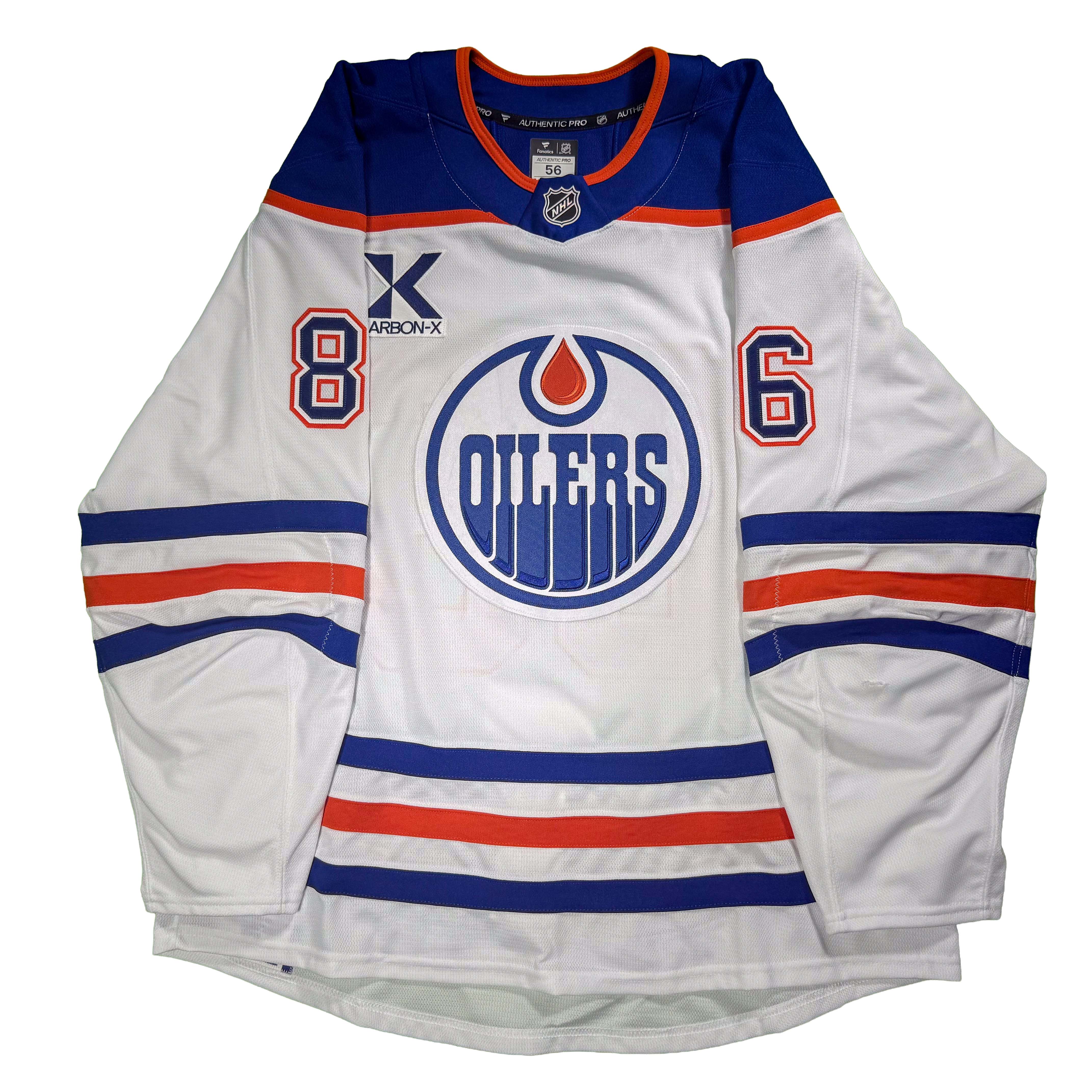 David Tomasek Edmonton Oilers Game Worn Jersey - 2025-26 White Set #2 - D00323 - Image 2