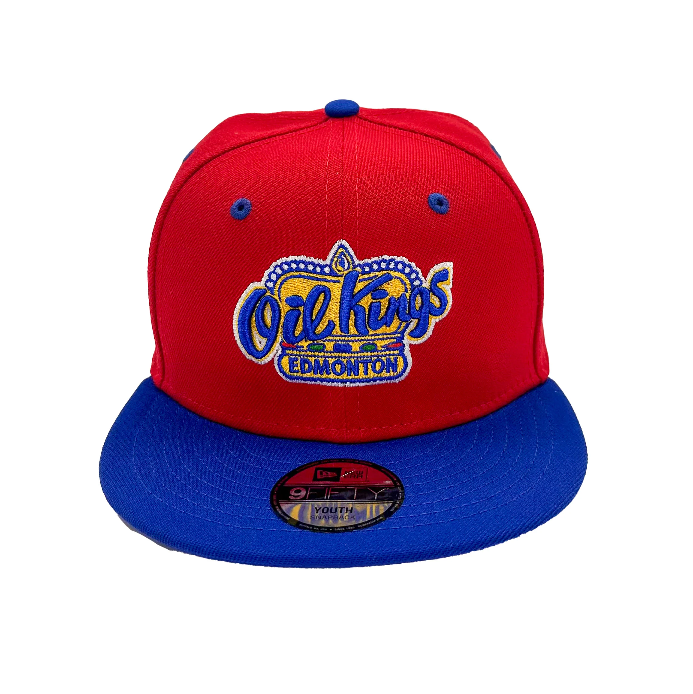Edmonton Oil Kings Youth New Era Red 9FIFTY Snapback Hat - Image 3