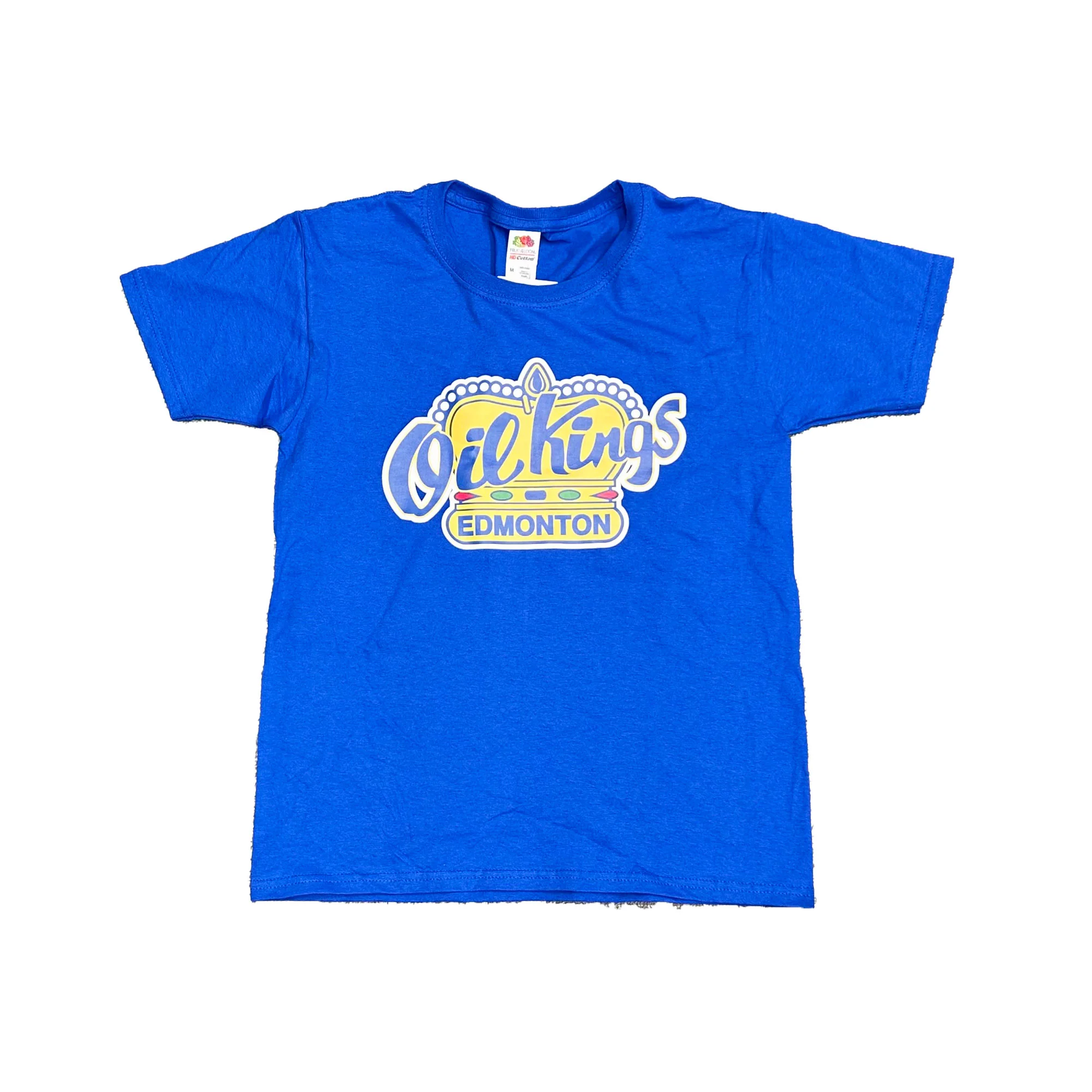 Edmonton Oil Kings Youth Royal Logo T-Shirt