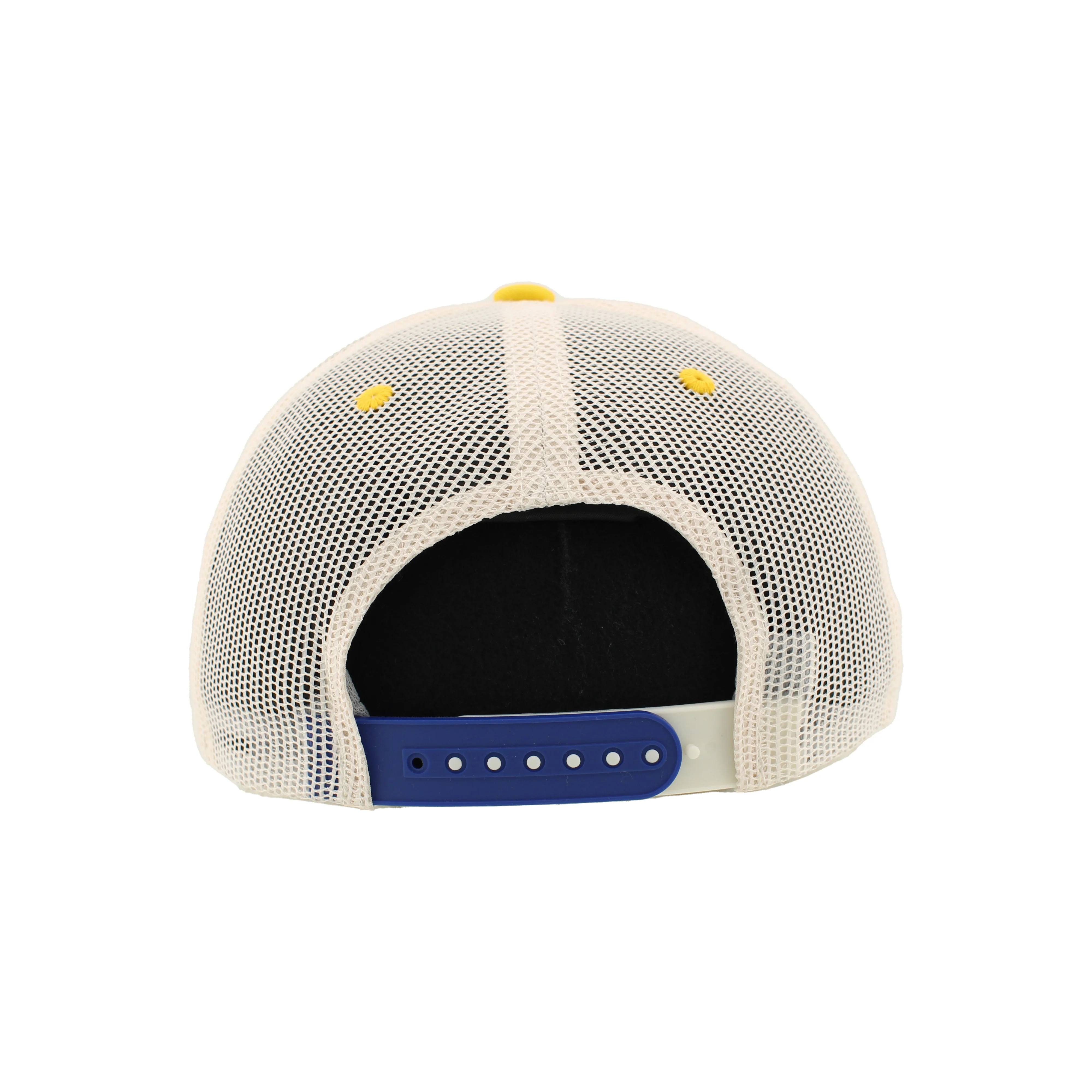 Edmonton Oil Kings Zephyr Blue & Yellow Dakota Mesh Snapback Hat - Image 2