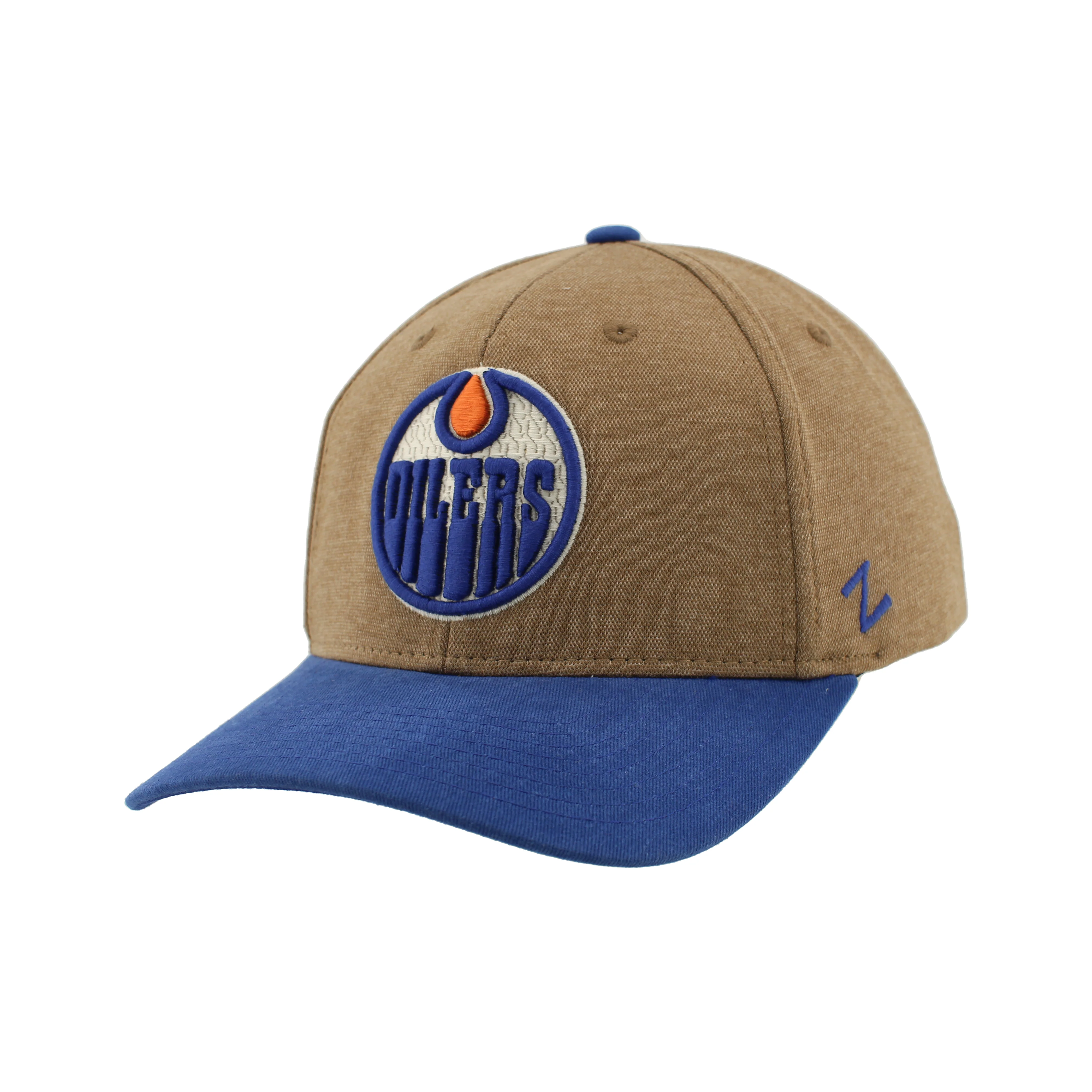 Edmonton Oilers Zephyr Walnut Flex Hat