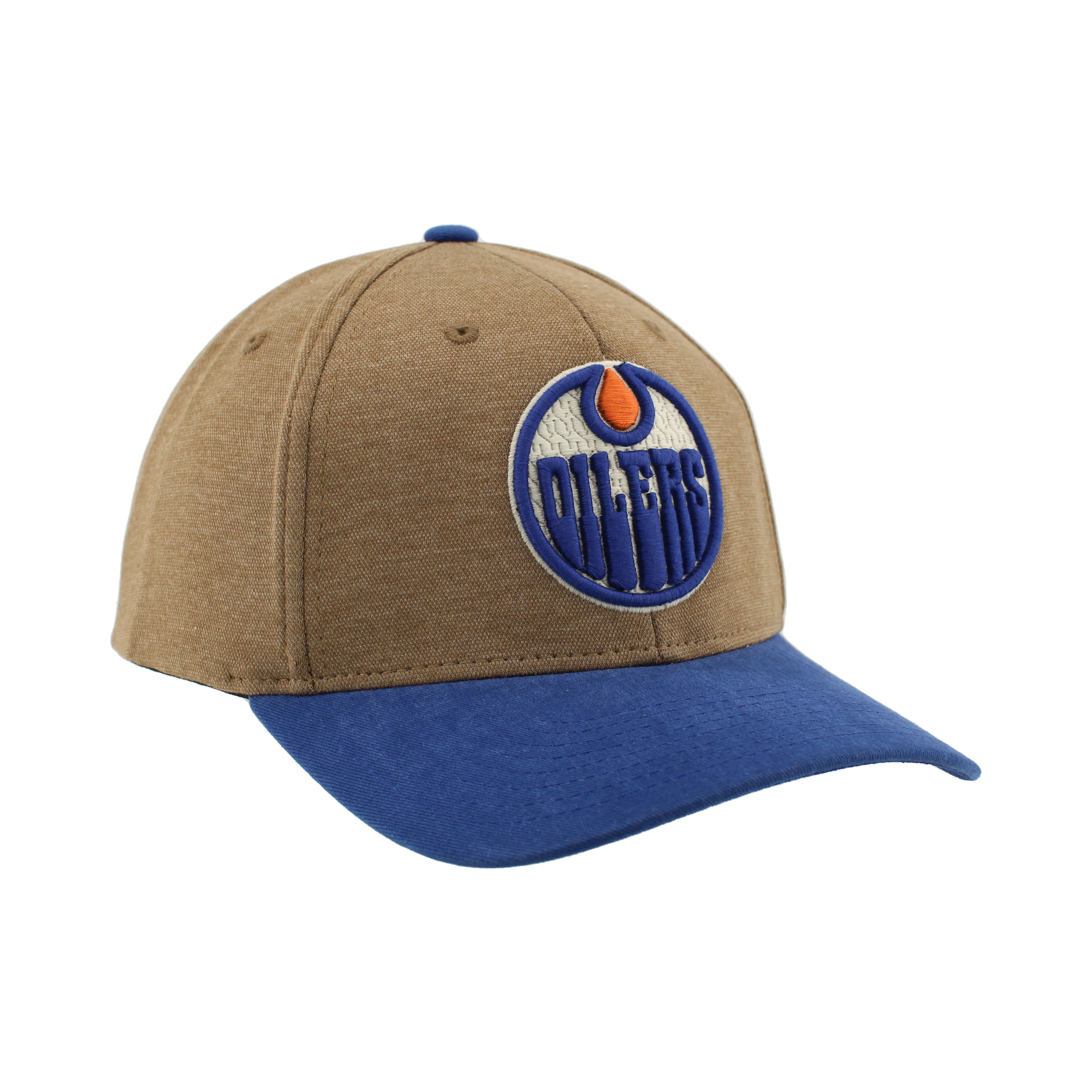 Edmonton Oilers Zephyr Walnut Flex Hat - Image 3
