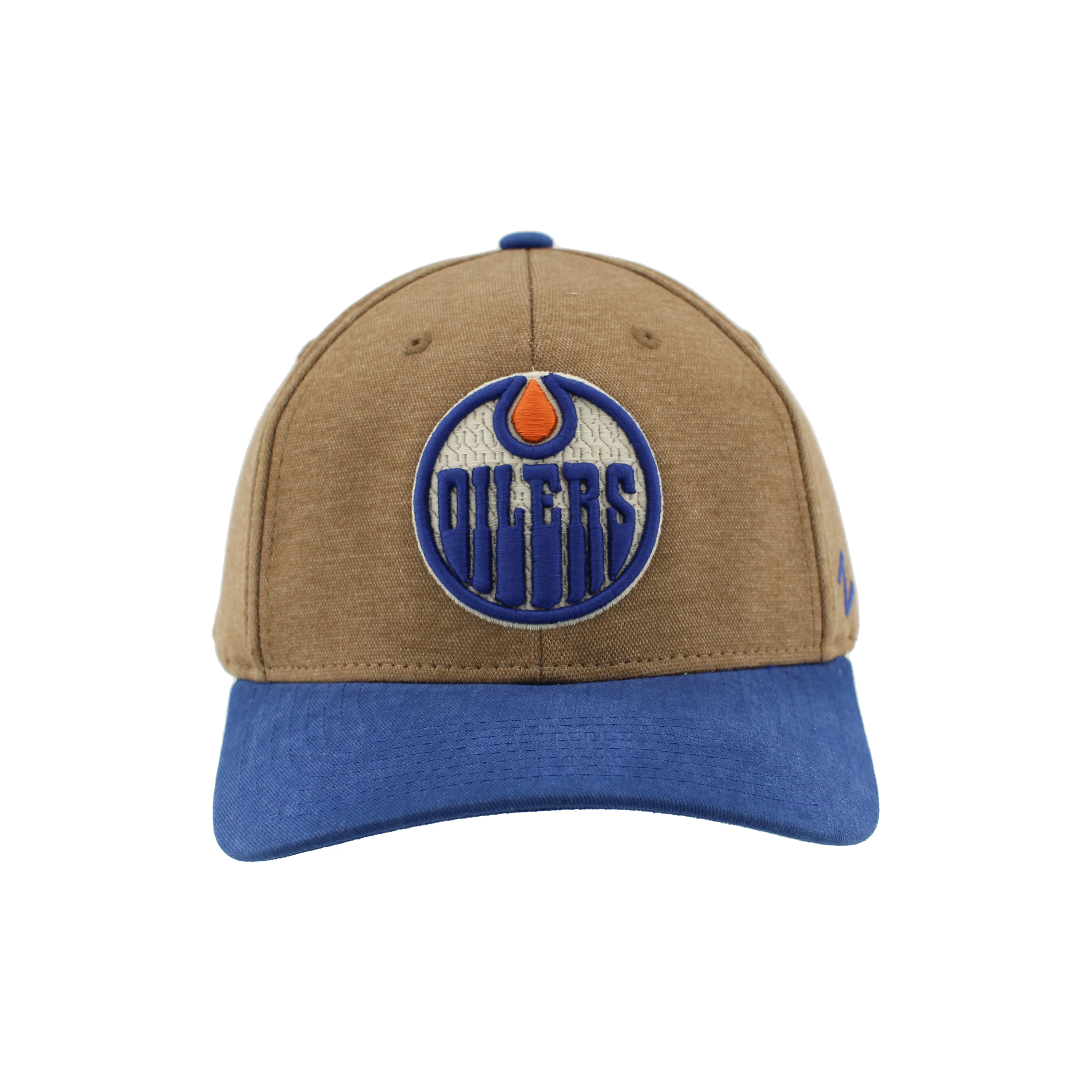Edmonton Oilers Zephyr Walnut Flex Hat - Image 5