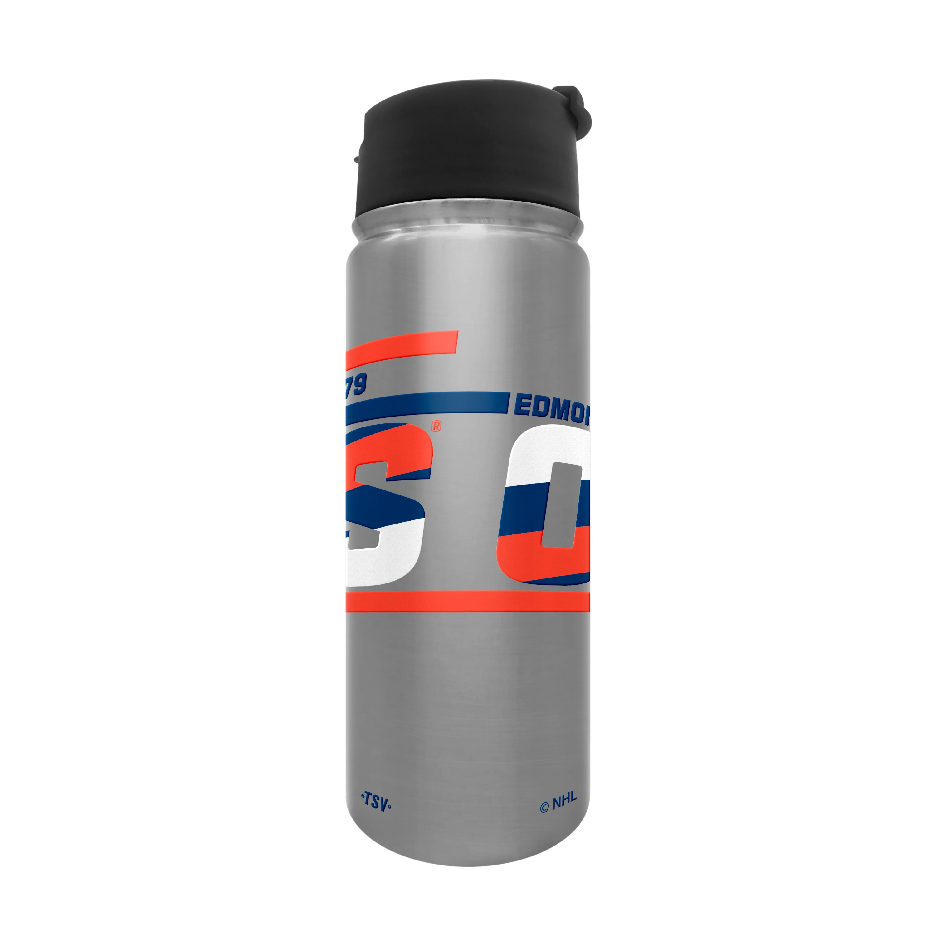 Edmonton Oilers 18oz Stainless Steel Water Bottle - Image 4