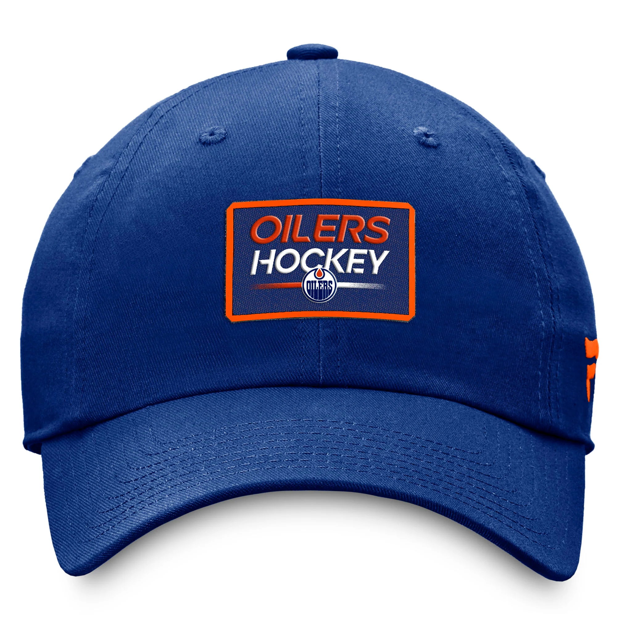 Edmonton Oilers Women's Fanatics Blue Authentic Pro Adjustable Hat - Image 2