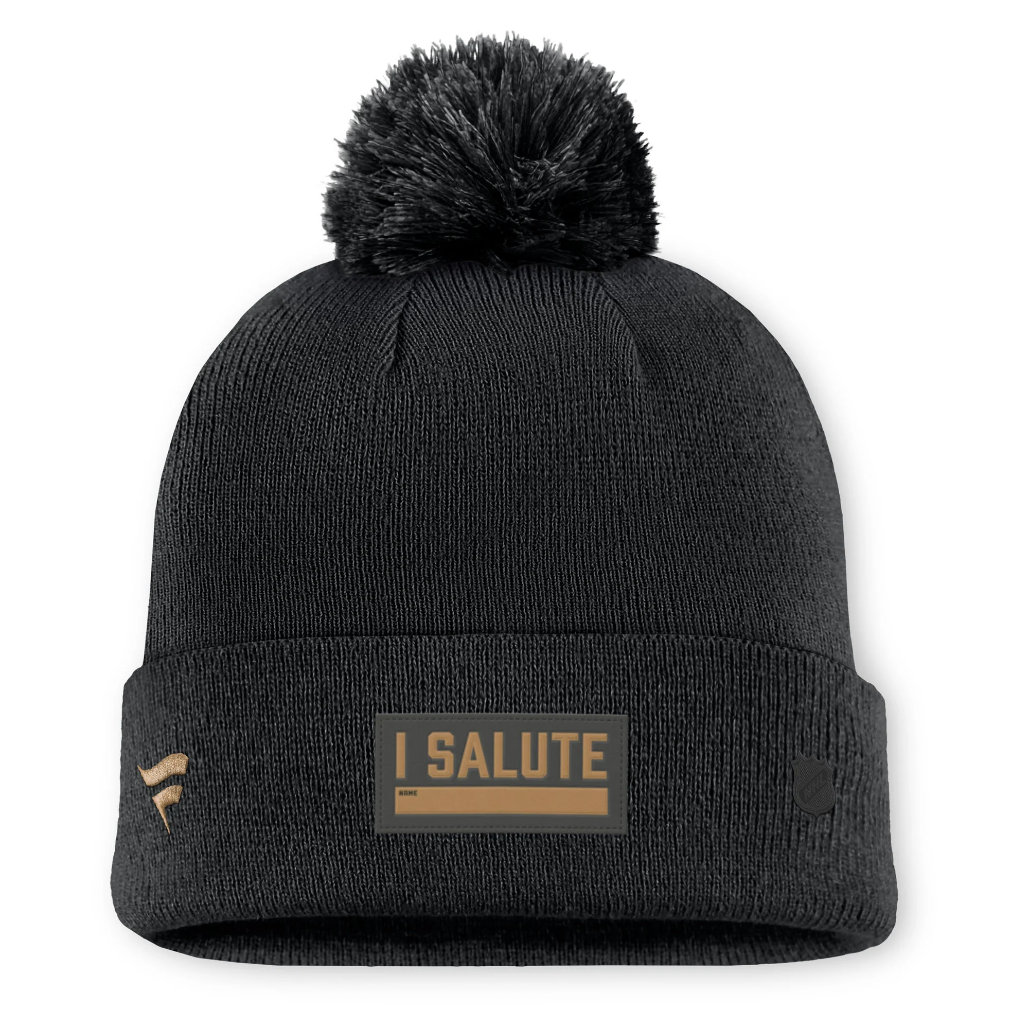 Edmonton Oilers 2024-25 Fanatics Camo Authentic Pro Military Appreciation Night Toque - Image 2