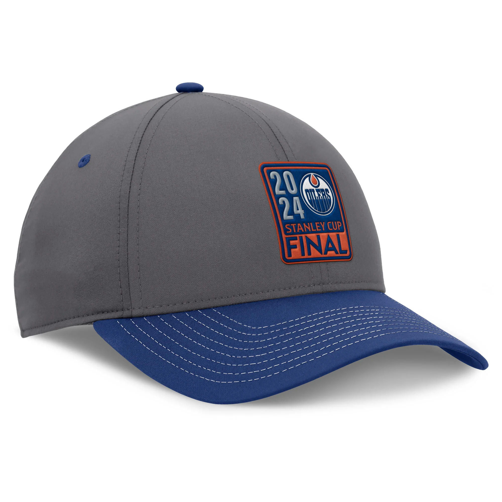 Edmonton Oilers 2024 Stanley Cup Playoffs Stanley Cup Final Locker Room Participant Snapback Hat - Image 3