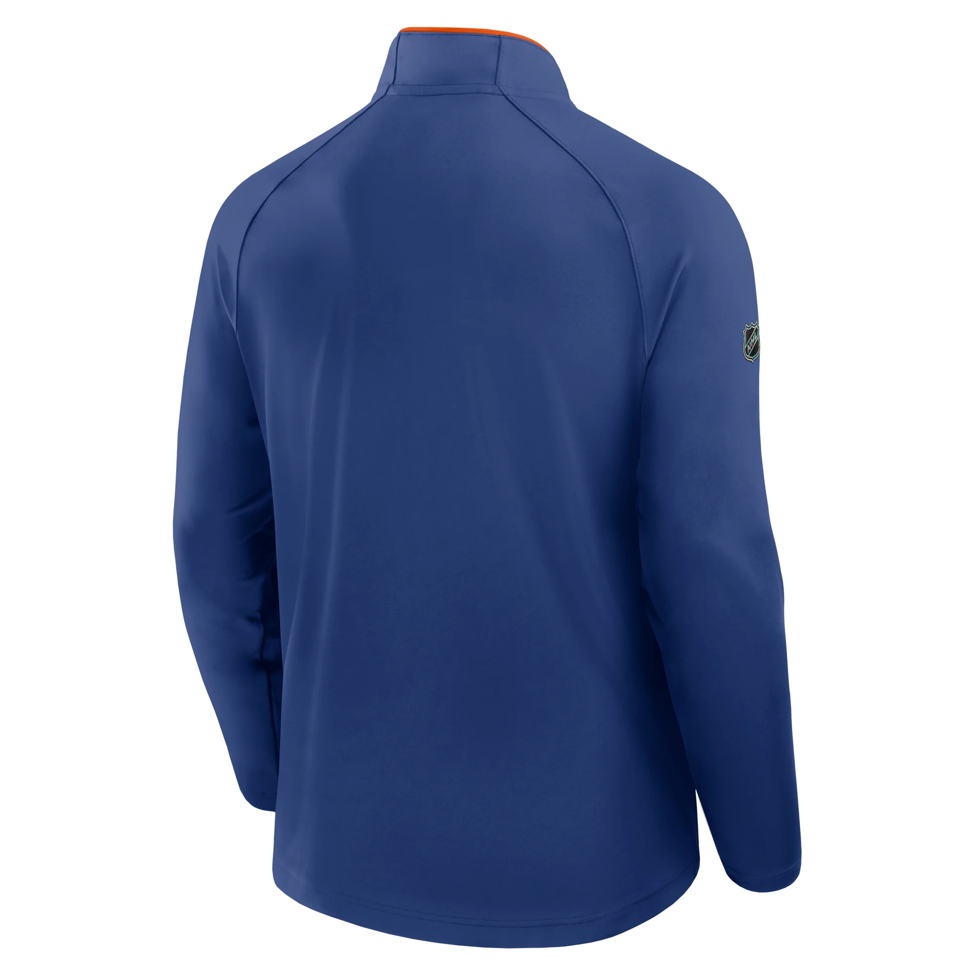 Edmonton Oilers 2025-26 Fanatics Authentic Pro Blue Rink Half-Zip Sweatshirt - Image 3