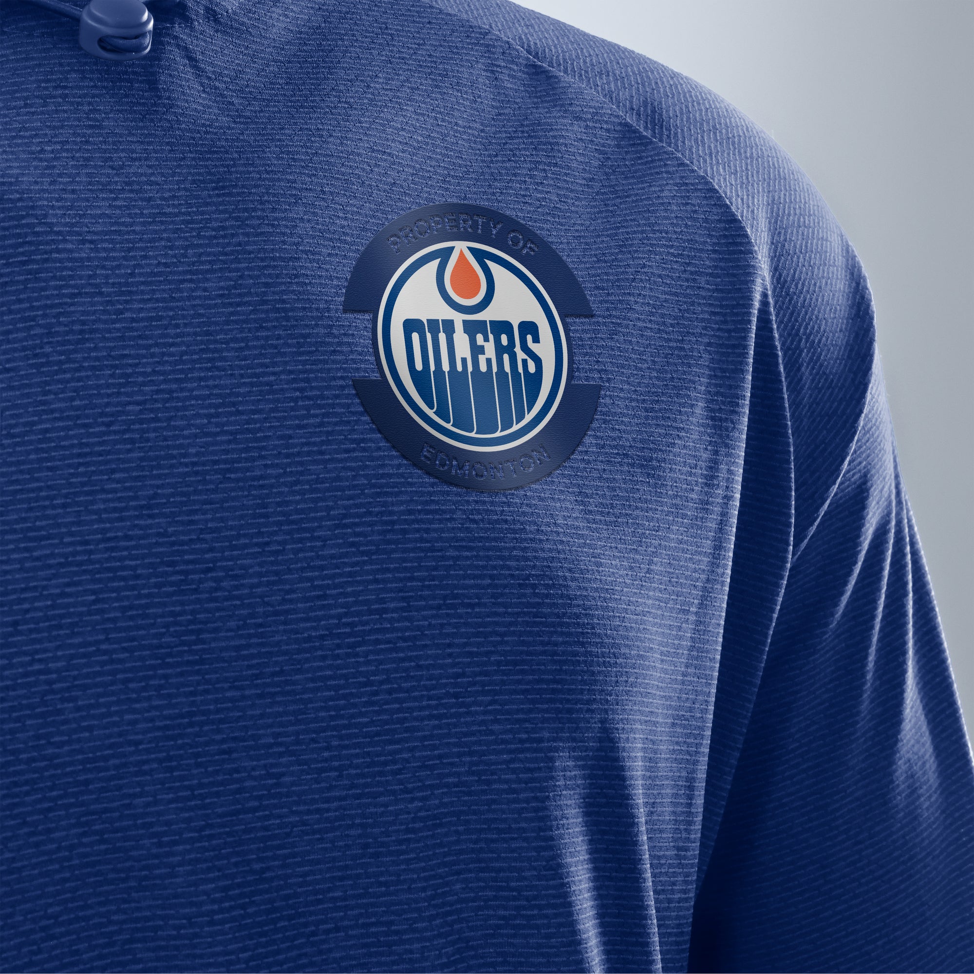 Edmonton Oilers 2025-26 Fanatics Authentic Pro Lightweight Pullover Blue Rink Hoodie - Image 6