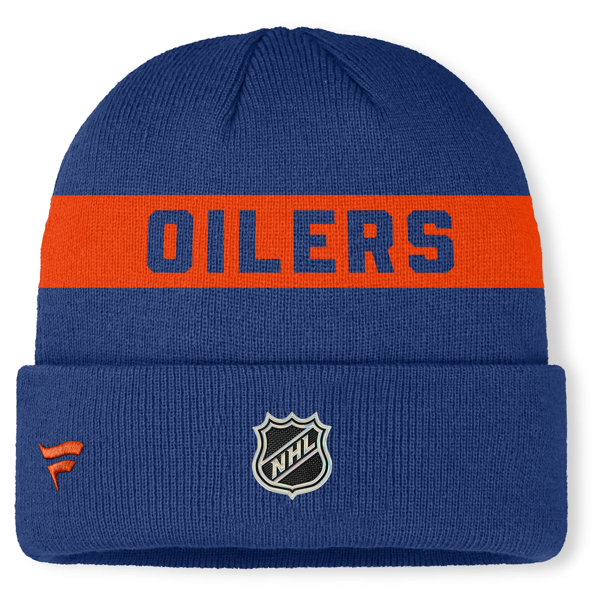 Edmonton Oilers 2025-26 Fanatics Blue Authentic Pro Rink 12 Cuffed Toque - Image 2