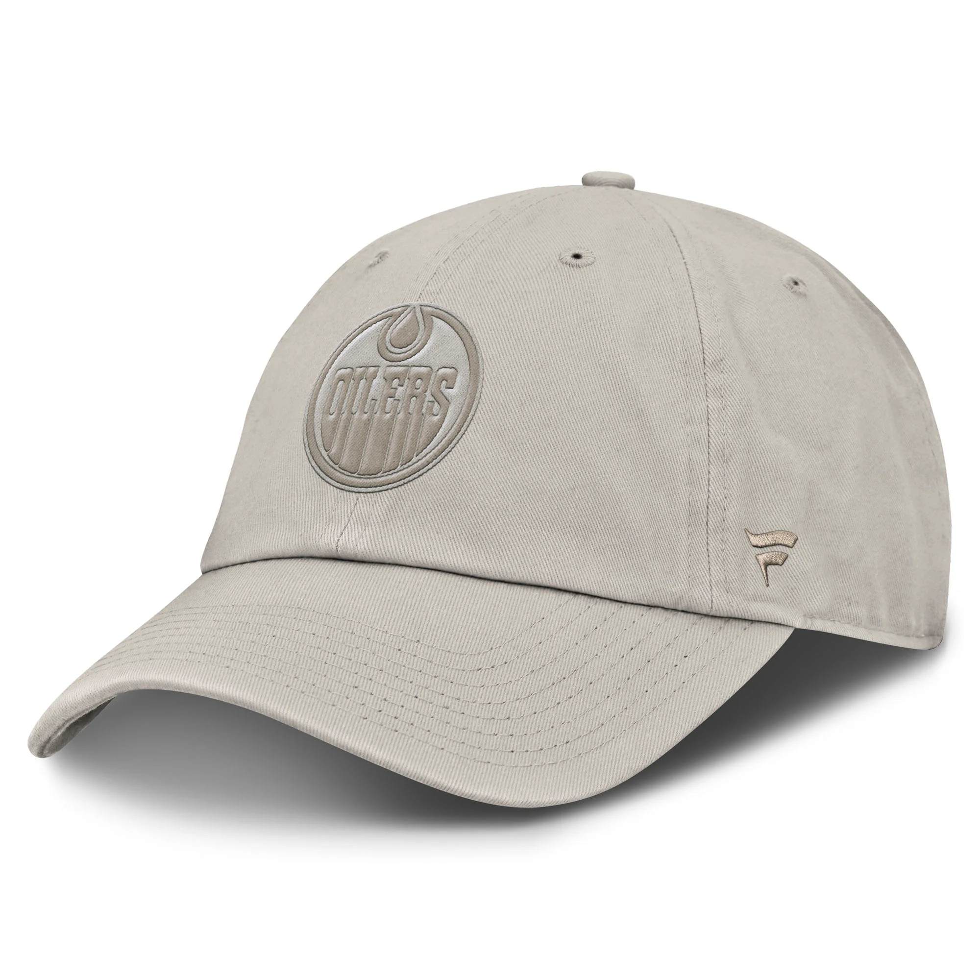 Edmonton Oilers 2025-26 Fanatics Cream Authentic Pro Road Adjustable Hat