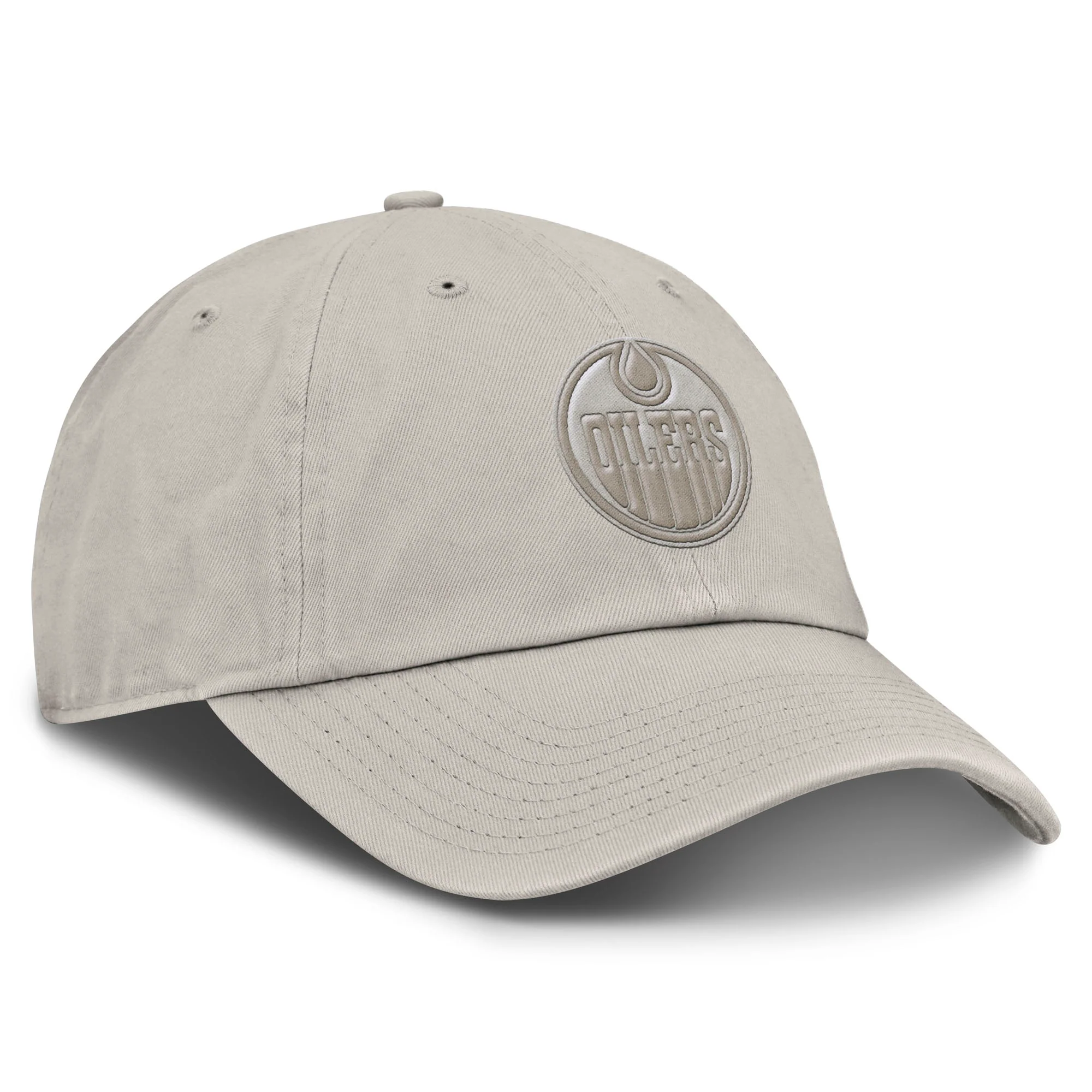 Edmonton Oilers 2025-26 Fanatics Cream Authentic Pro Road Adjustable Hat - Image 4