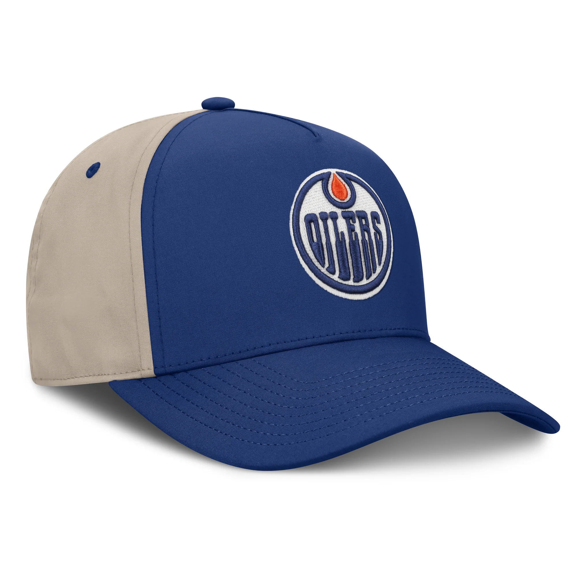 Edmonton Oilers Fanatics 2026 Stanley Cup Playoffs Authentic Pro Locker Room Participant Blue Snapback Hat - Image 4