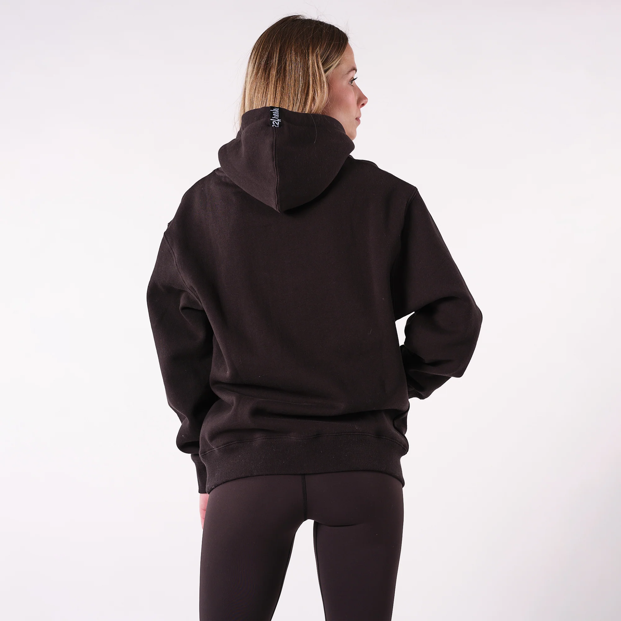 Edmonton Oilers 22Fresh Varsity Script Black Hoodie - Image 13