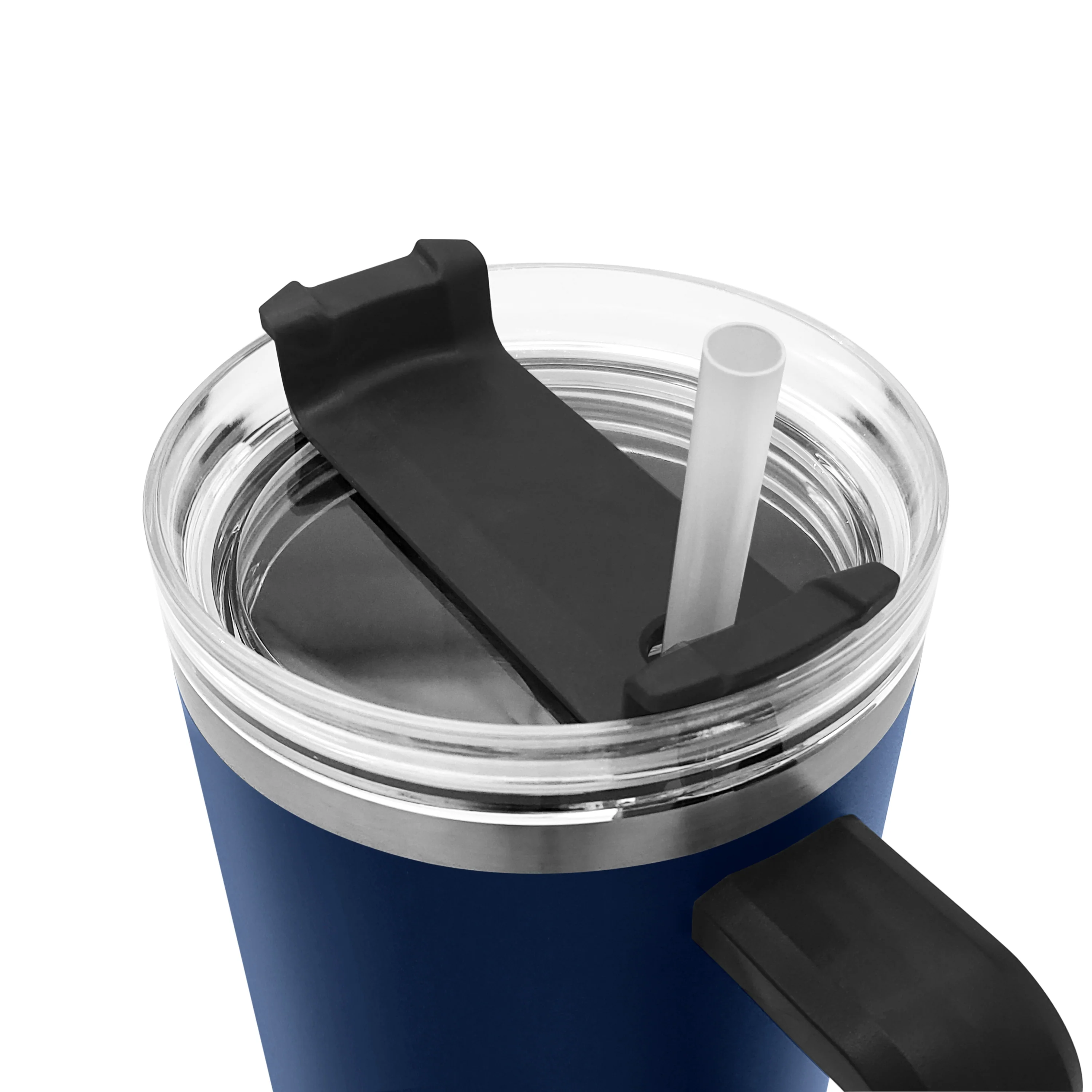 Edmonton Oilers 40oz Blue Travel Tumbler - Image 3