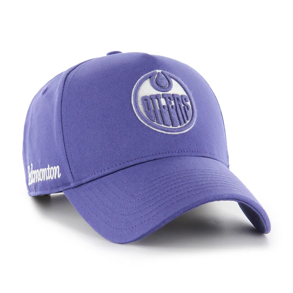 Edmonton Oilers '47 Blue Offside Snapback Hat - Image 2