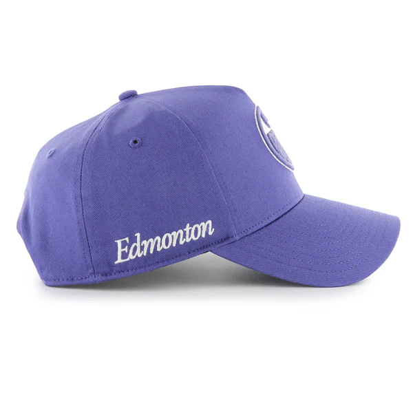 Edmonton Oilers '47 Blue Offside Snapback Hat - Image 3