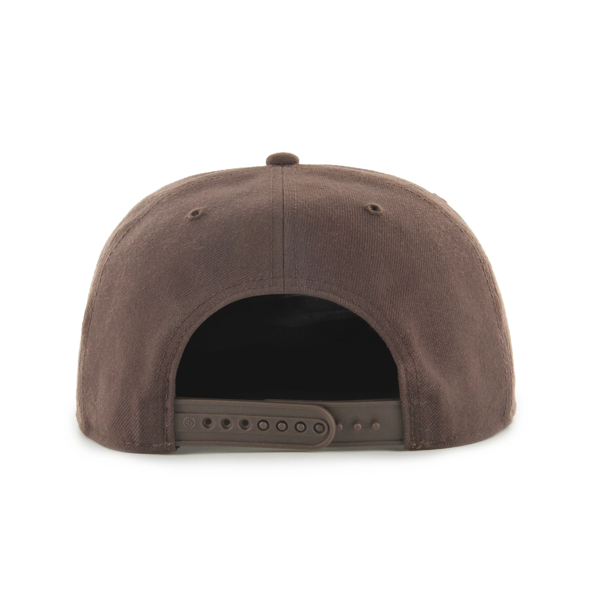Edmonton Oilers '47 Chocolate Captain Snapback Hat - Image 2