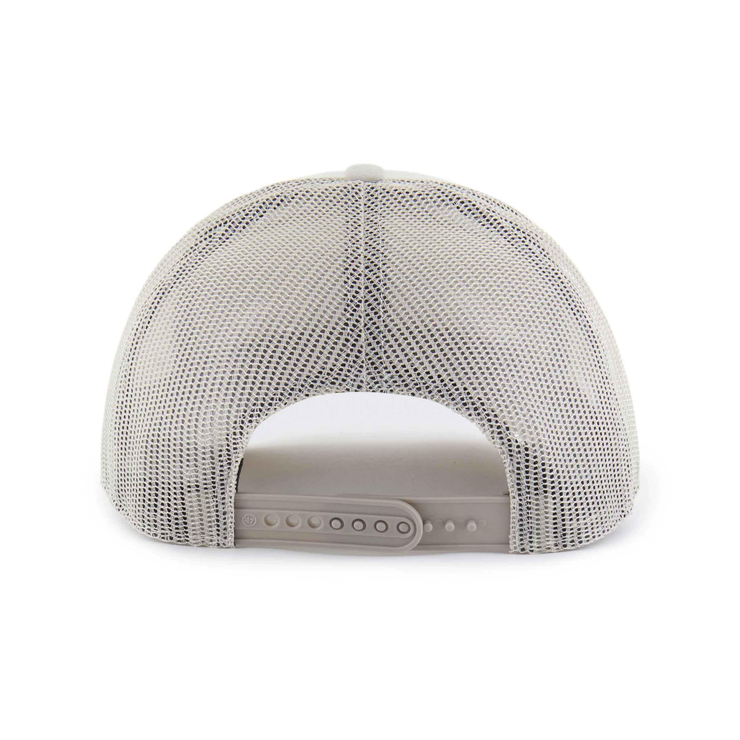 Edmonton Oilers '47 Cream Monument Rope Alternate Logo Mesh Trucker Snapback Hat - Image 2