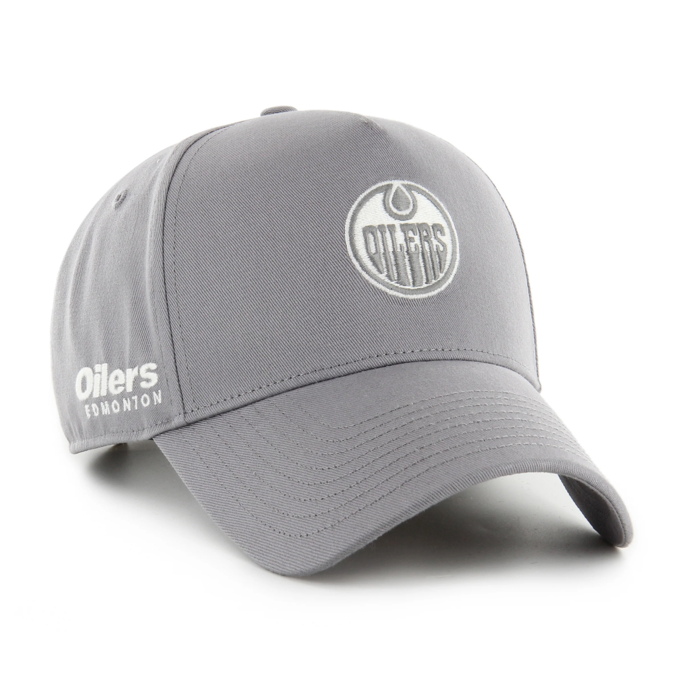 Edmonton Oilers '47 Grey Foundational Offside DT Adjustable Hat - Image 4