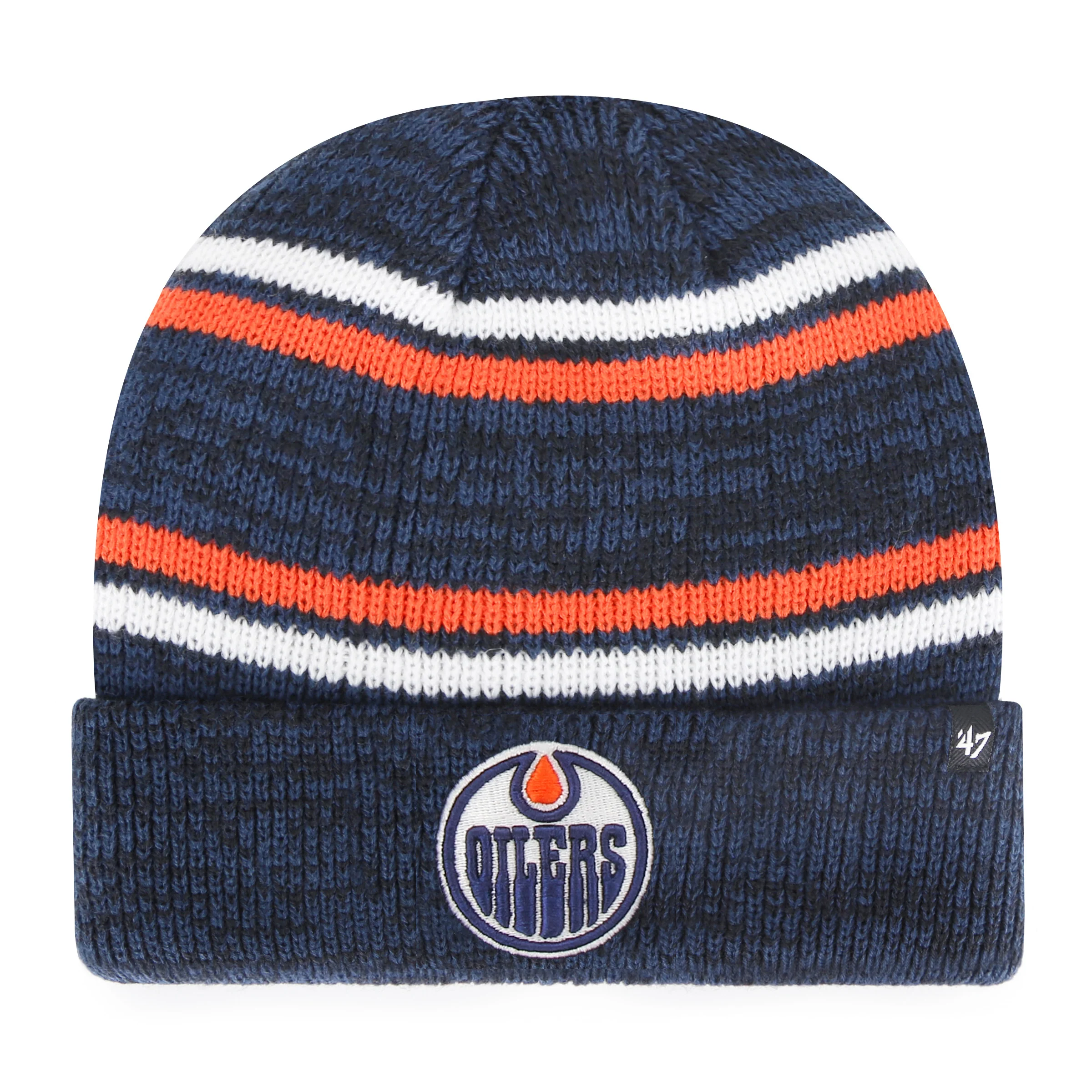 Edmonton Oilers 47' Marled Stripe Cuff Knit