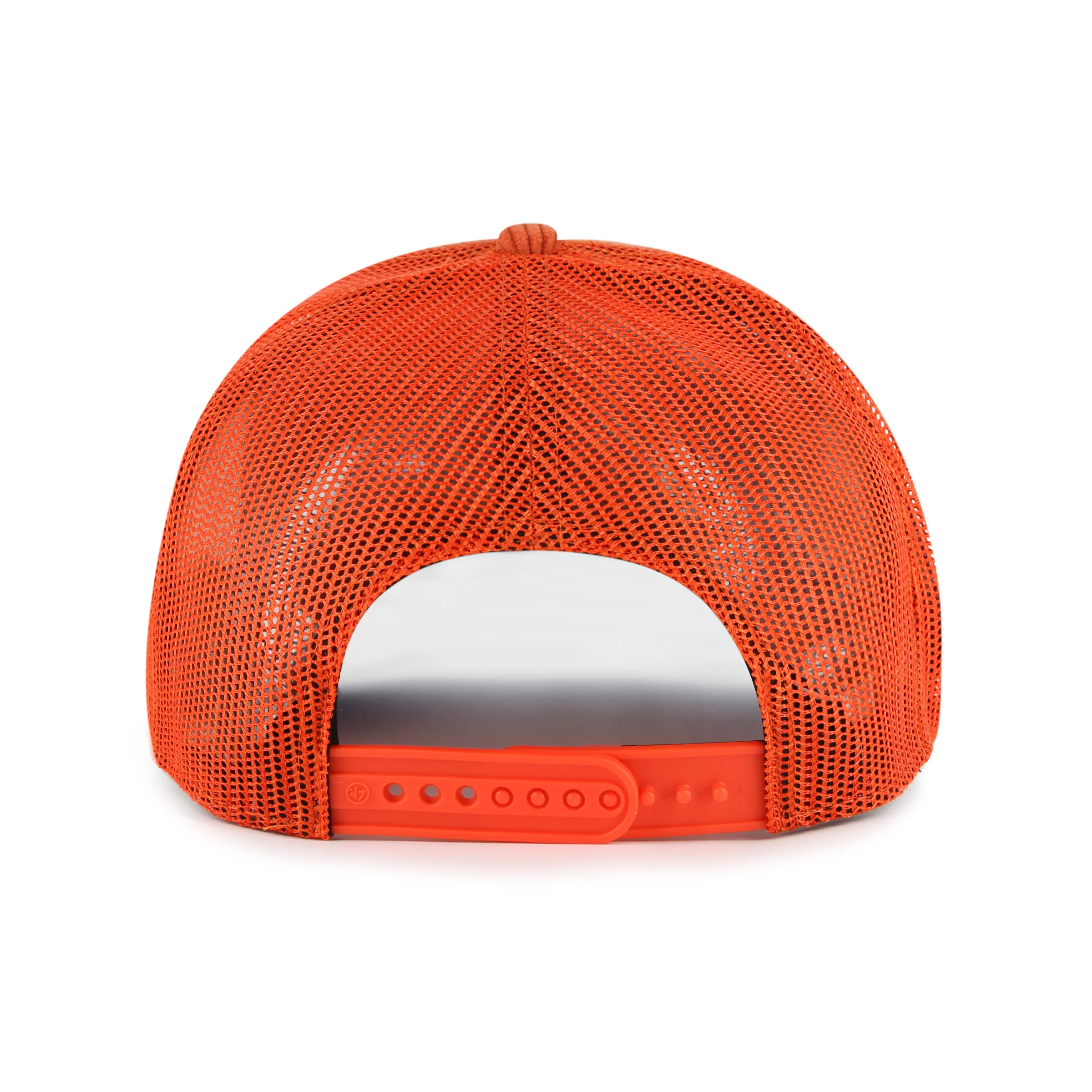 Edmonton Oilers '47 Orange Corduroy Double Header Hitch Snapback Hat - Image 2