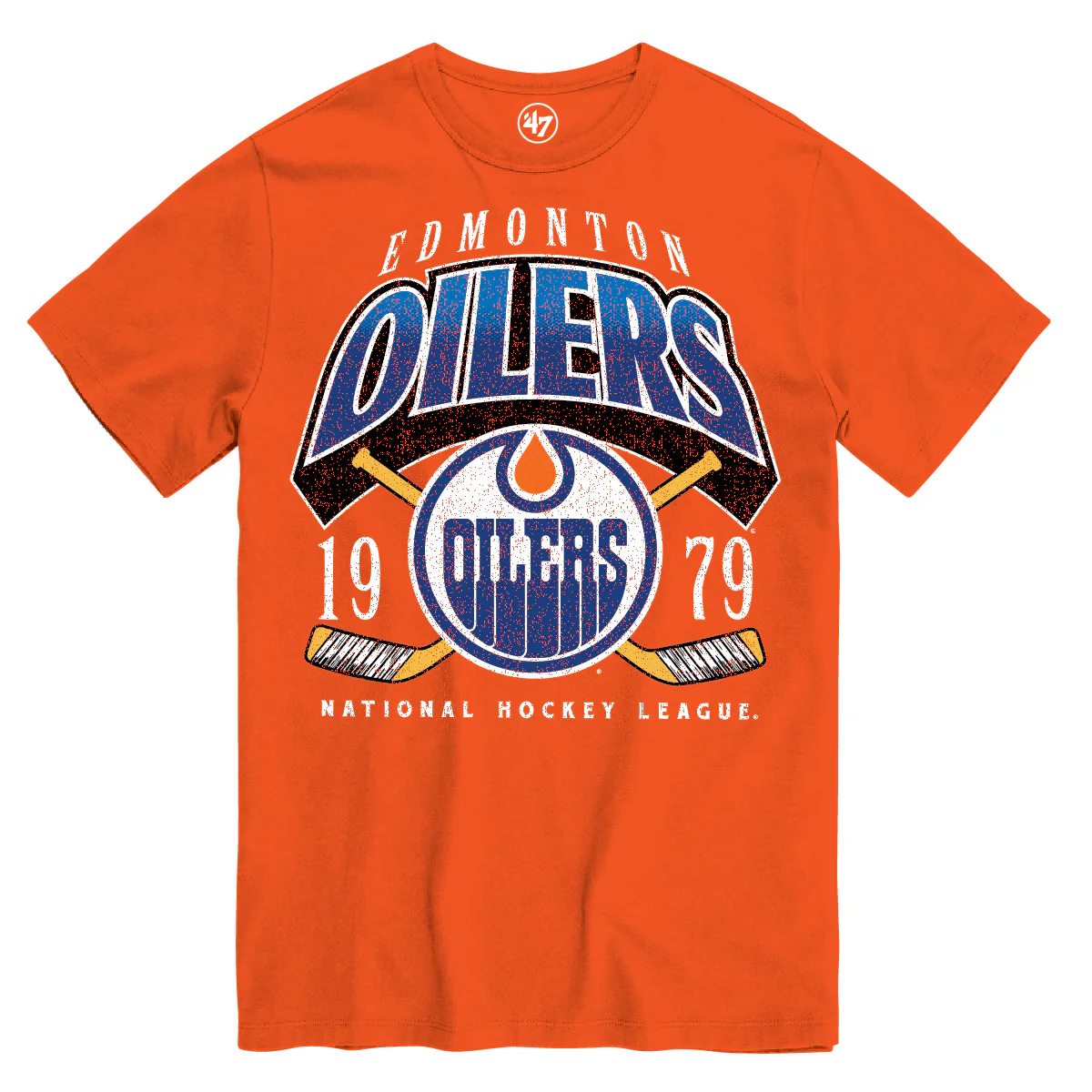 Edmonton Oilers '47 Power Play Orange T-Shirt