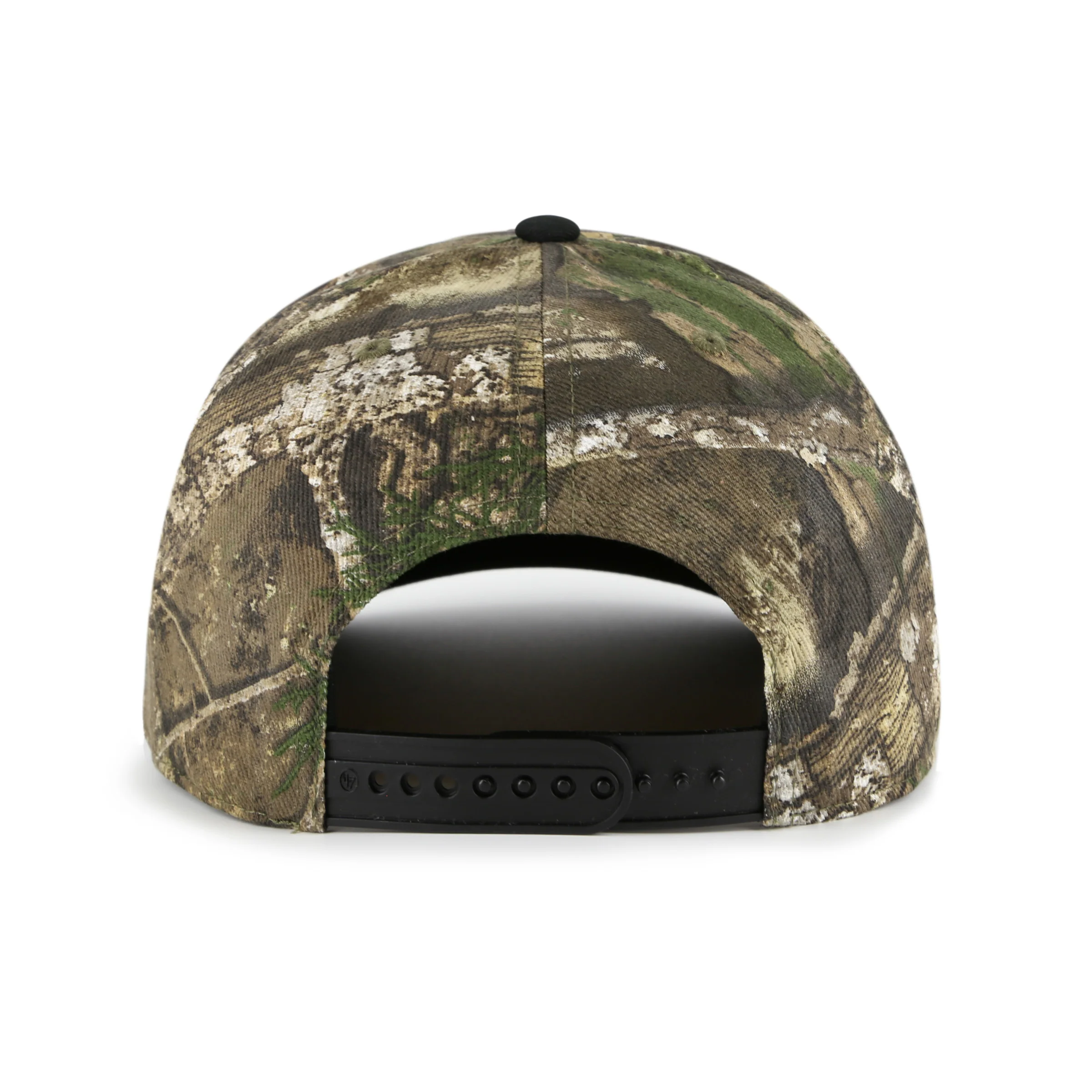 Edmonton Oilers '47 Realtree Camo & Black Hitch Snapback Hat - Image 2