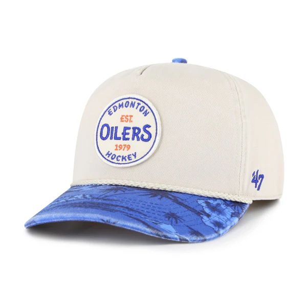 Edmonton Oilers '47 Royal Fiji Hitch Snapback Hat