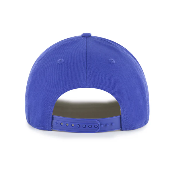 Edmonton Oilers '47 Royal Golden Diamond Hitch Snapback Hat - Image 2