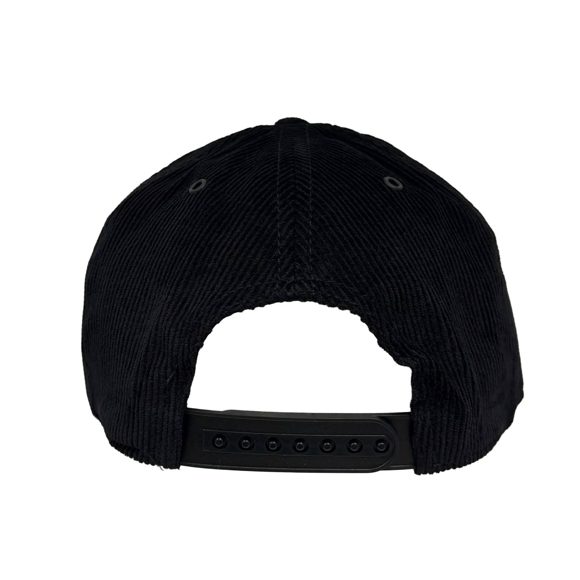 Edmonton Oilers American Needle Black Corduroy Valin Snapback Hat - Image 2