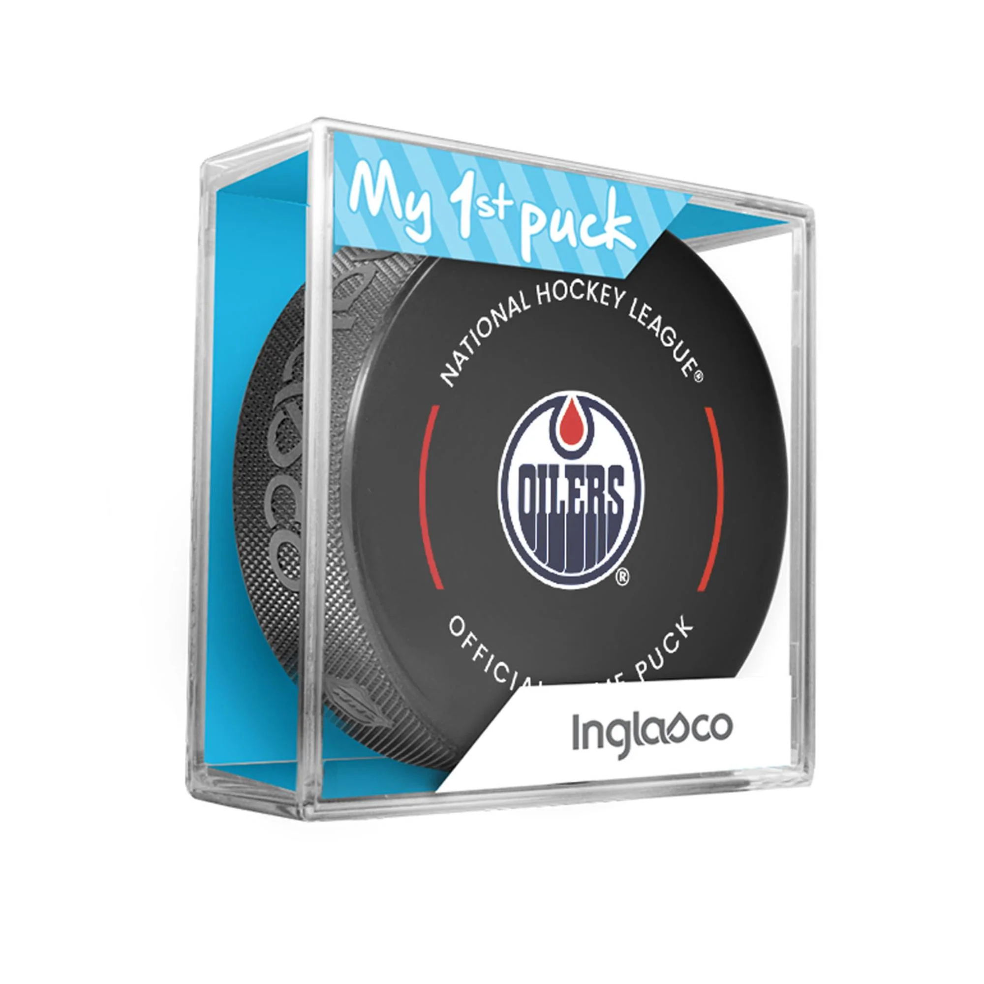 Edmonton Oilers Blue My First Oilers Puck