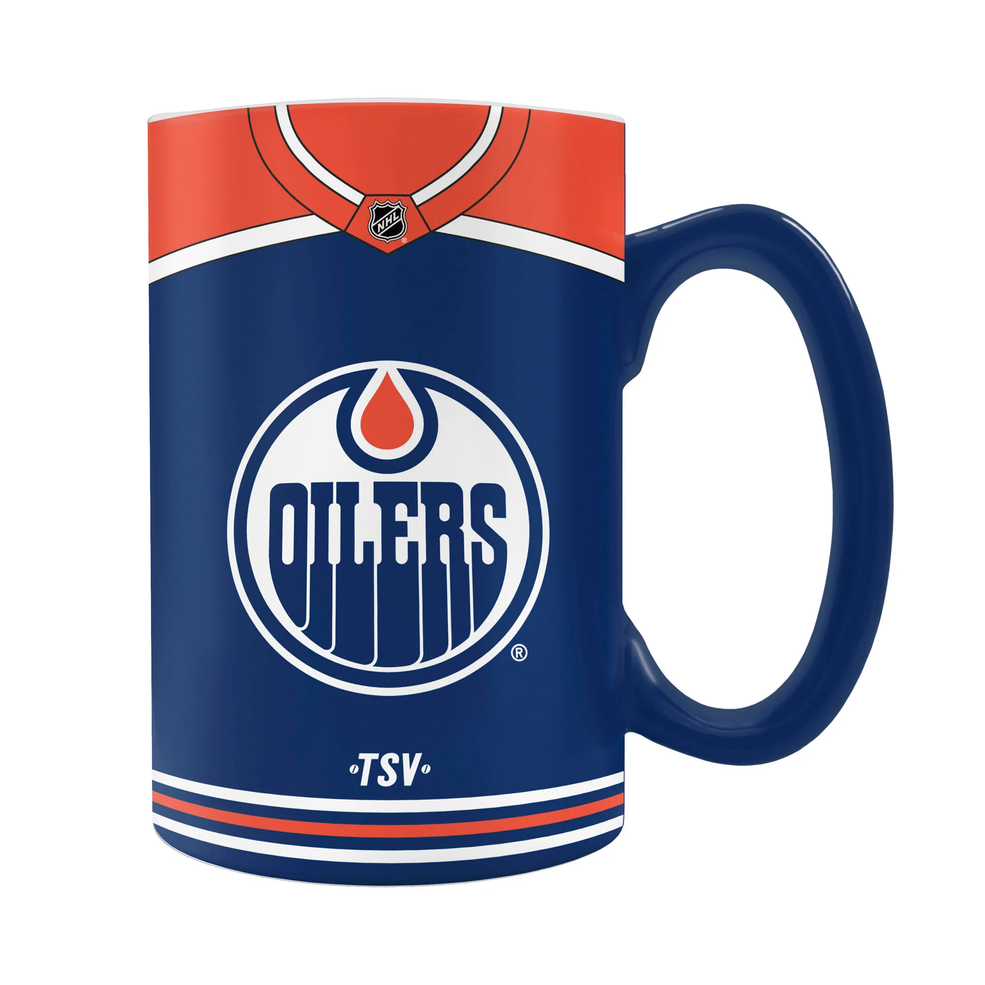 Edmonton Oilers Blue Primary Logo 20oz Sport Mug - Image 3