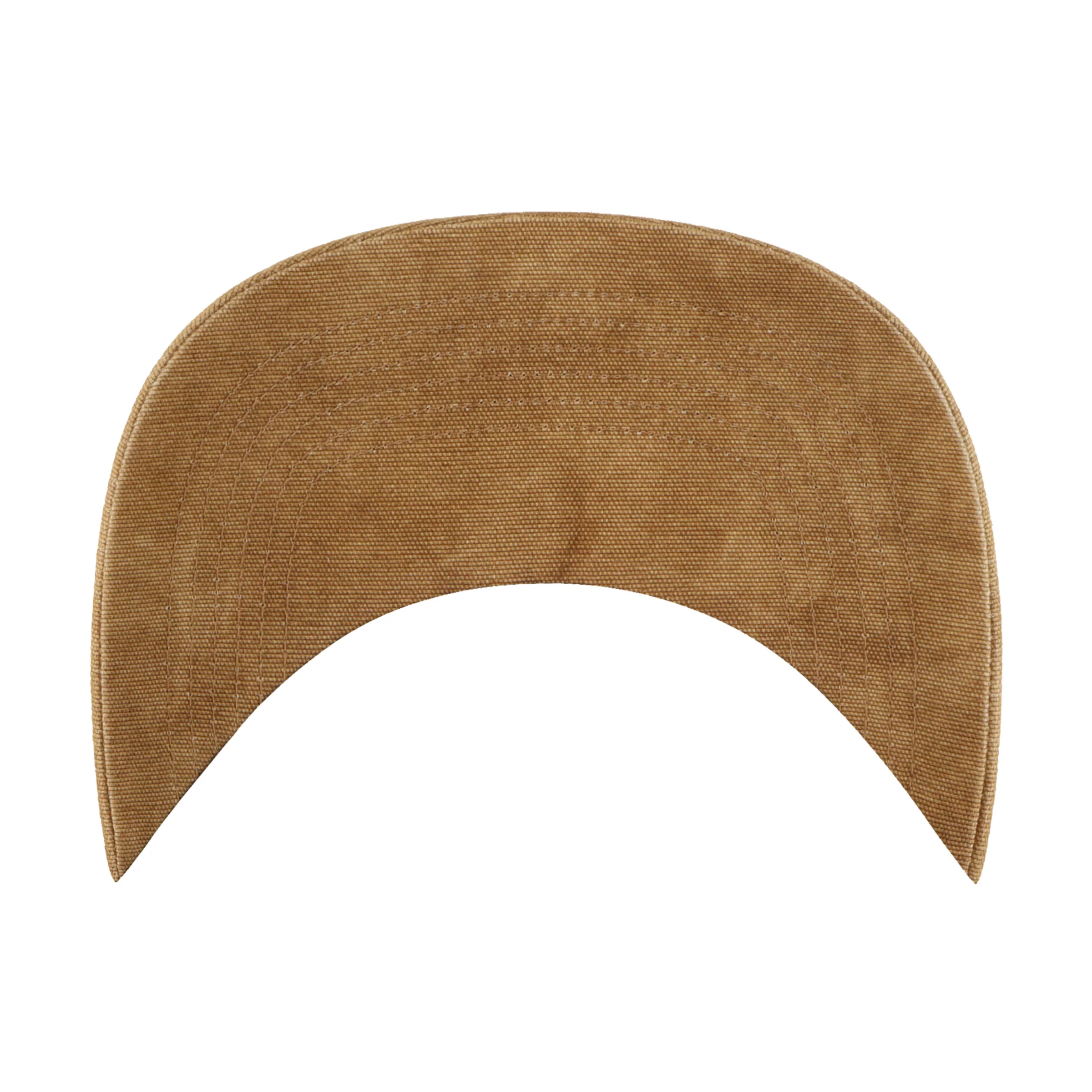 Edmonton Oilers Carhartt '47 Brown Tonal Garment Dyed Trucker Snapback Hat - Image 5