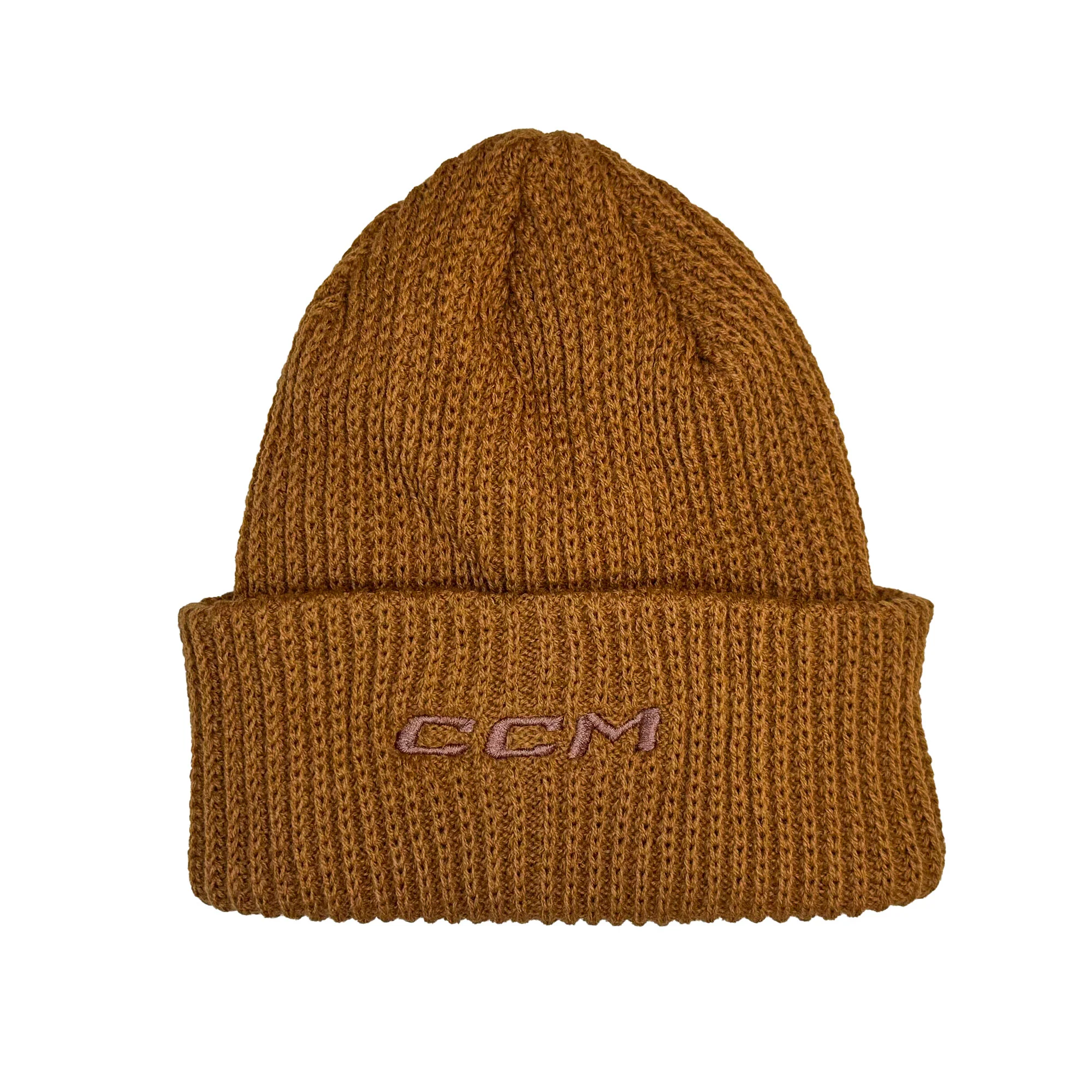 Edmonton Oilers CCM Khaki Wood High Cuff Toque/Beanie - Image 2
