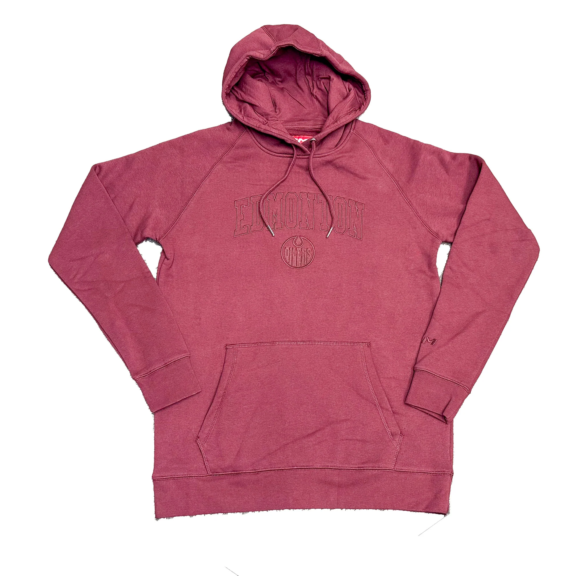 Edmonton Oilers CCM Maroon Acai Pullover Hoodie - Image 2