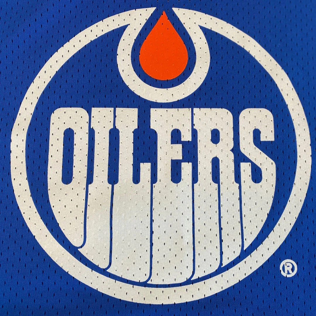 Edmonton Oilers City of Champs Blue Retro Baseball Jersey - Image 4