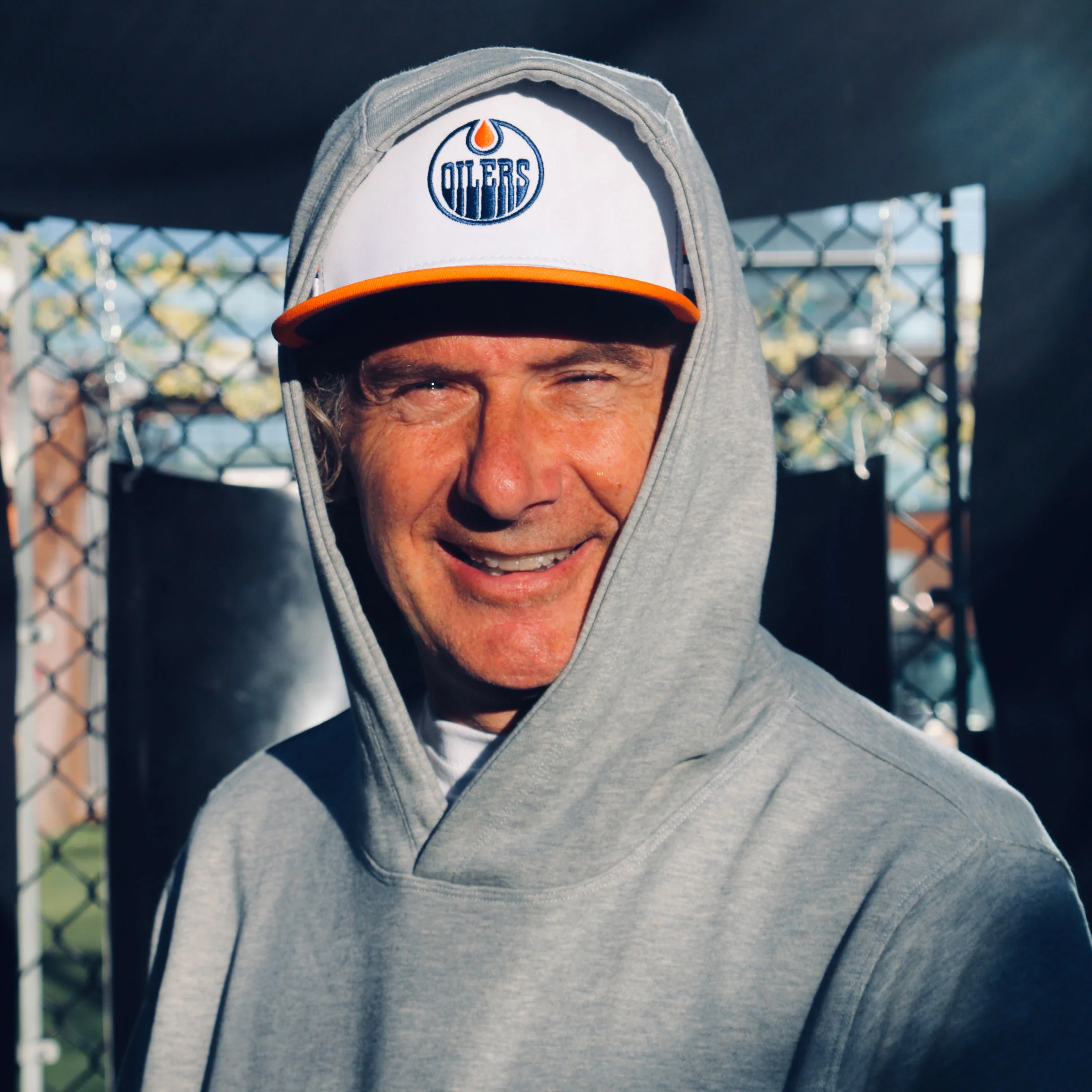 Edmonton Oilers City of Champs White Retro Baseball Snapback Hat - Image 4