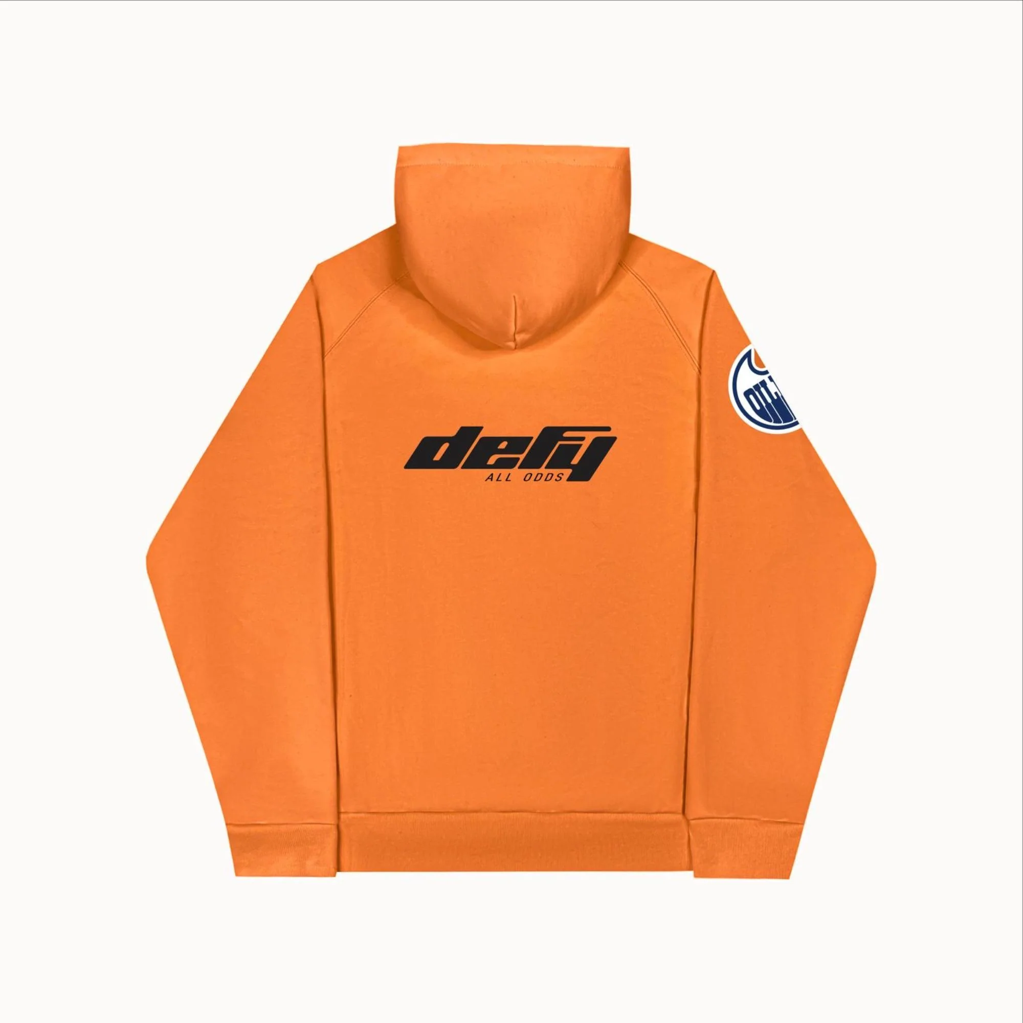 Edmonton Oilers DEFY Orange Hoodie - Image 2