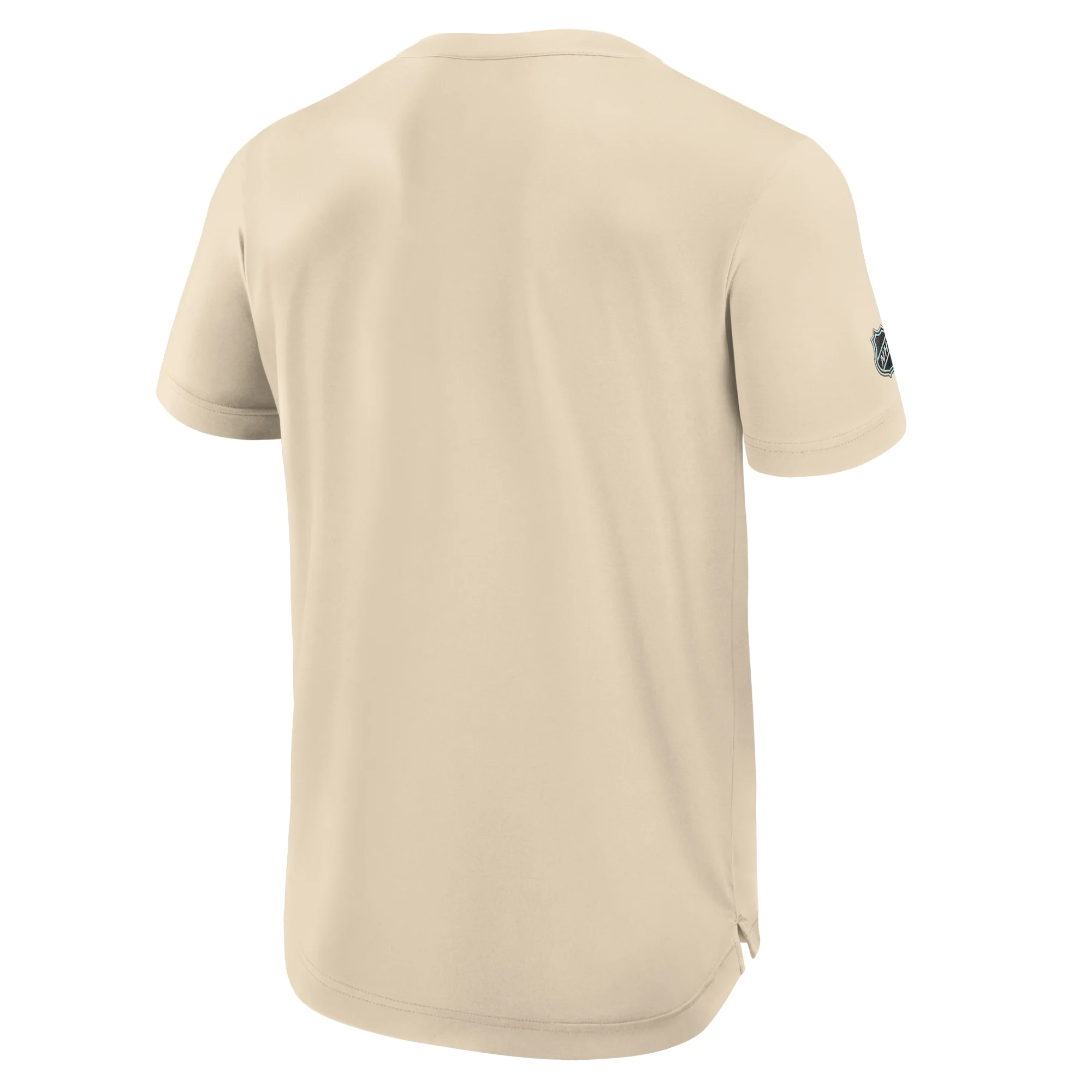 Edmonton Oilers Fanatics Authentic Pro Cream Alternate Rink Tech T-Shirt - Image 5