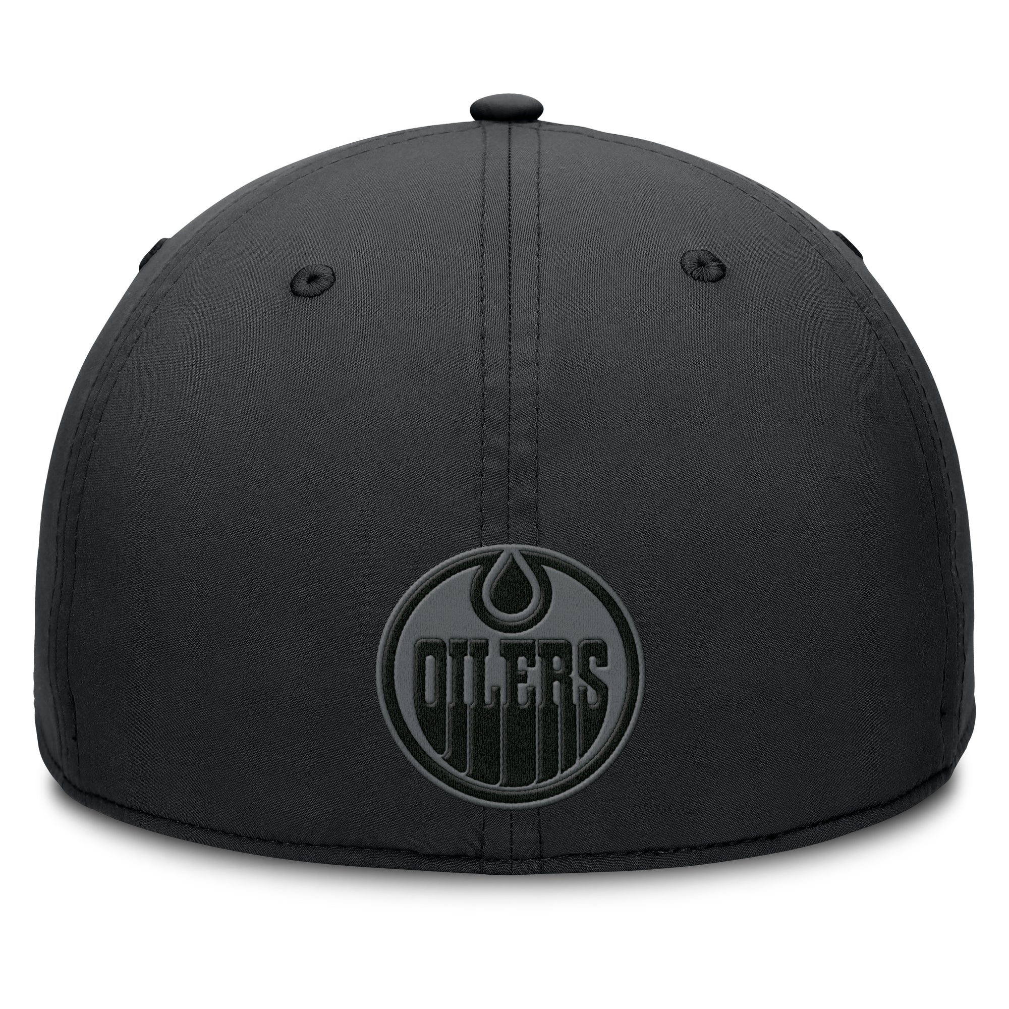 Edmonton Oilers Fanatics Black 2025-26 Authentic Pro Road 4 Flex Hat - Image 2