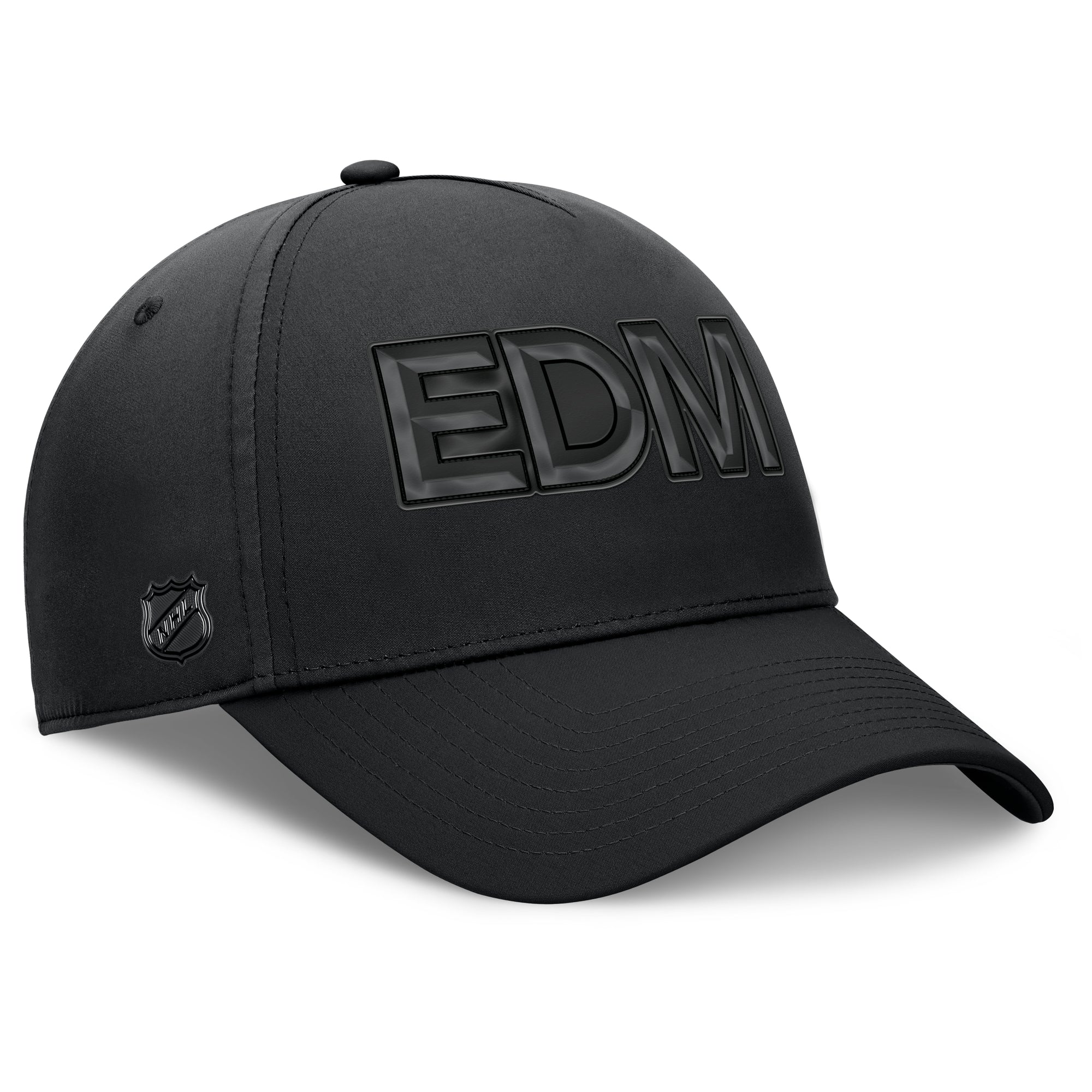 Edmonton Oilers Fanatics Black 2025-26 Authentic Pro Road 4 Flex Hat - Image 4