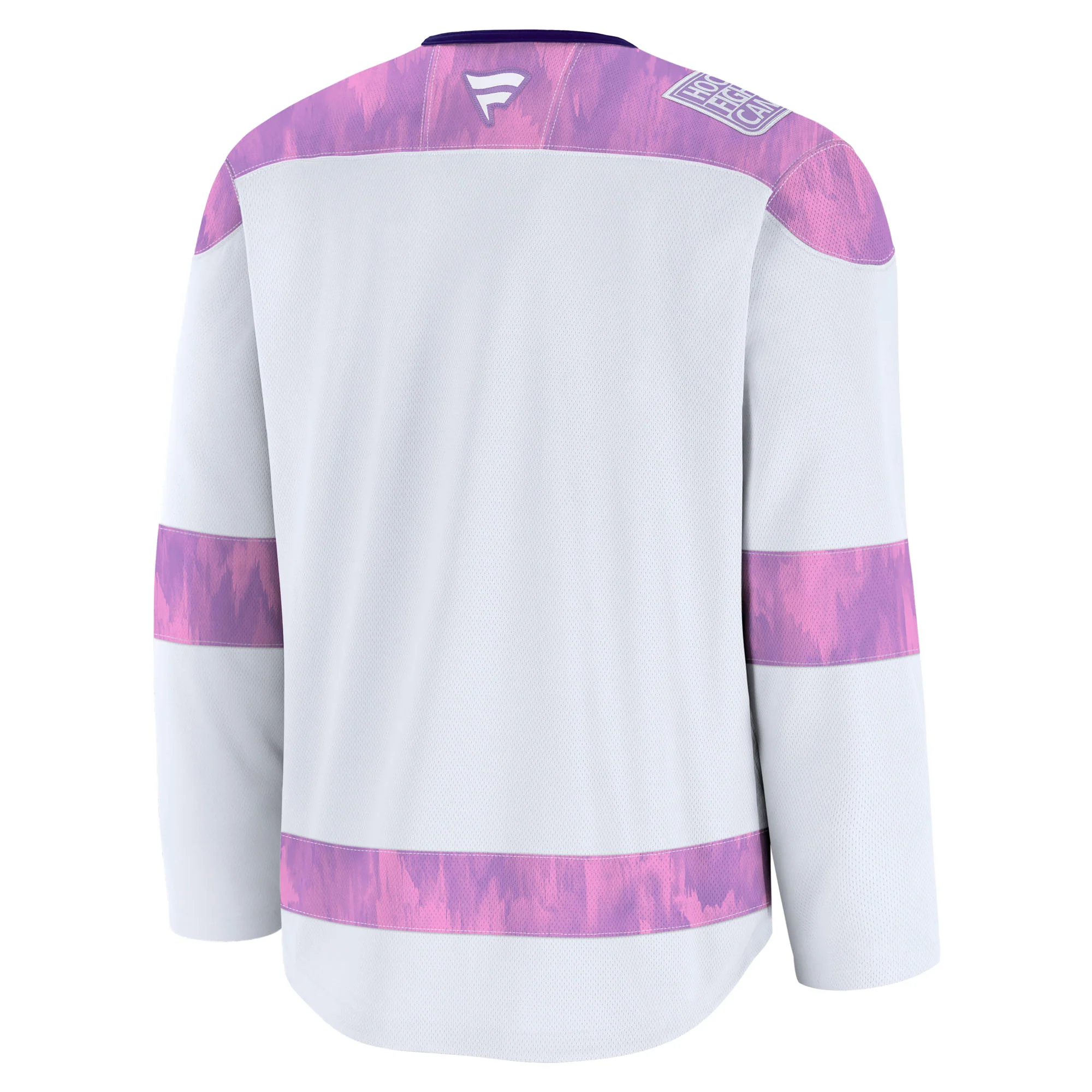 Edmonton Oilers Fanatics Blank Breakaway Hockey Fights Cancer Jersey - Image 2