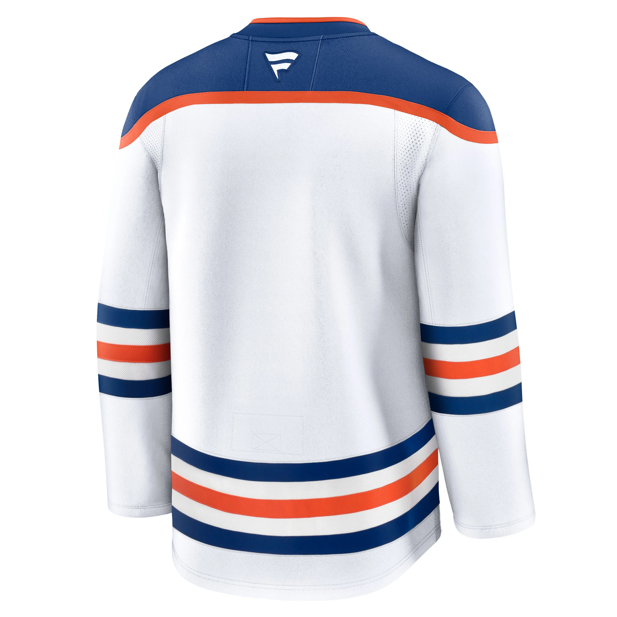 Edmonton Oilers Fanatics Blank Premium White Away Jersey - Image 2